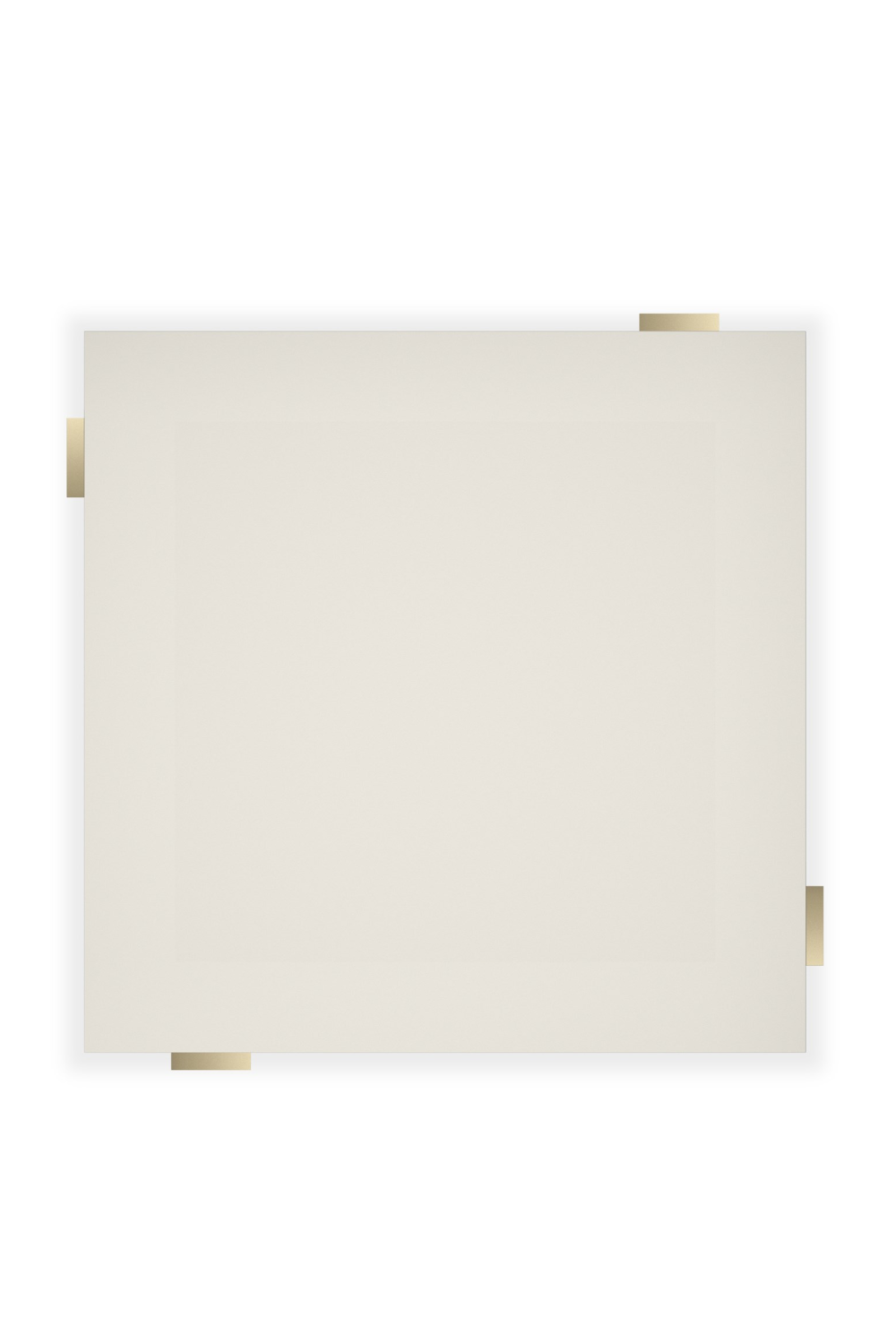 Gold Accent Square Coffee Table | Caracole I'll Take The Corner | Caracole.eu.com