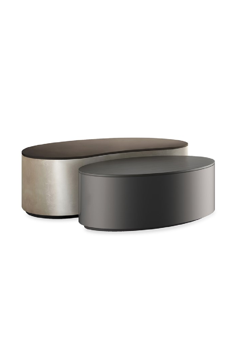 Double Cylindrical Side Table | Caracole Sun And Moon | Caracole.eu.com