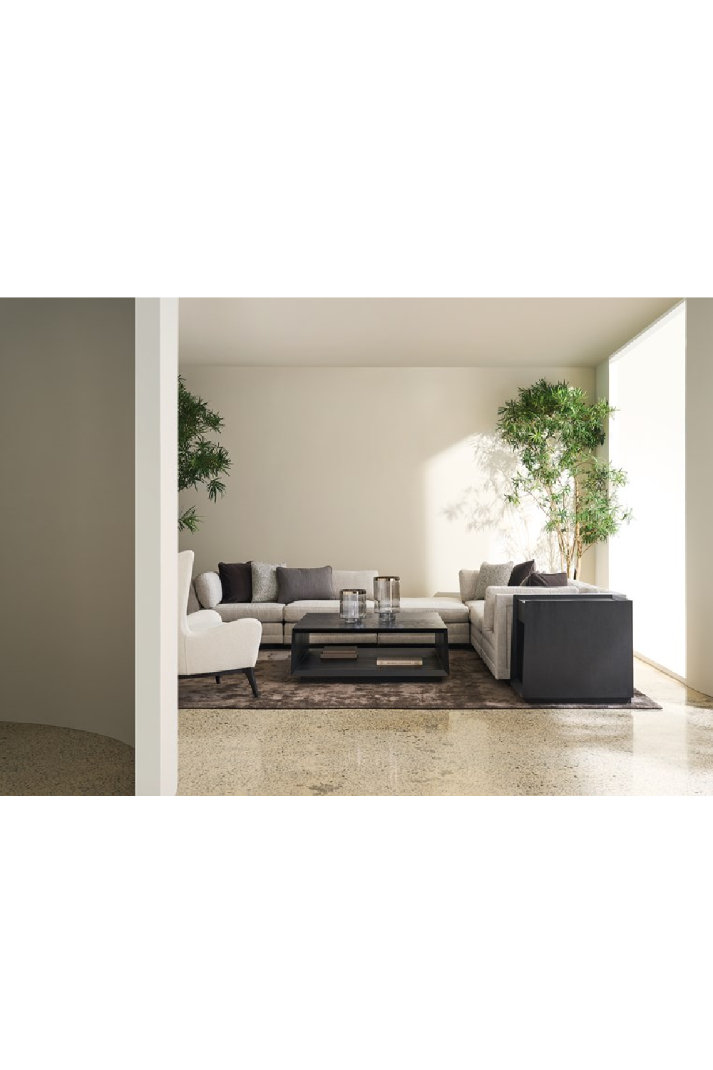 Black Ash 1-Drawer Side Table | Caracole Bridges | Caracole.eu.com