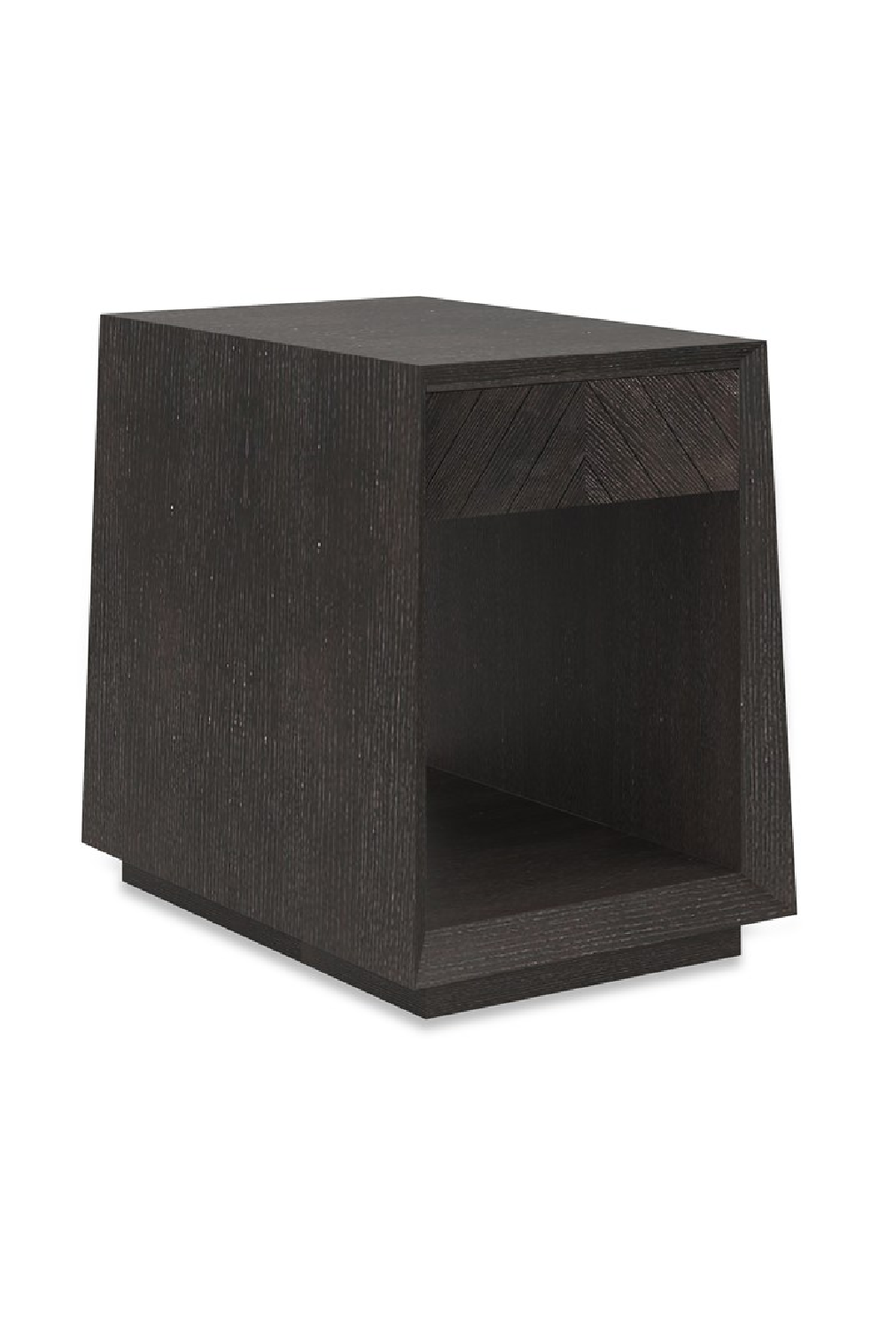 Black Ash 1-Drawer Side Table | Caracole Bridges | Caracole.eu.com