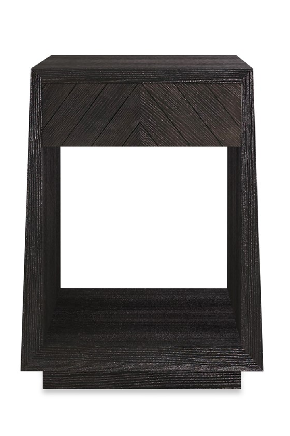 Black Ash 1-Drawer Side Table | Caracole Bridges | Caracole.eu.com