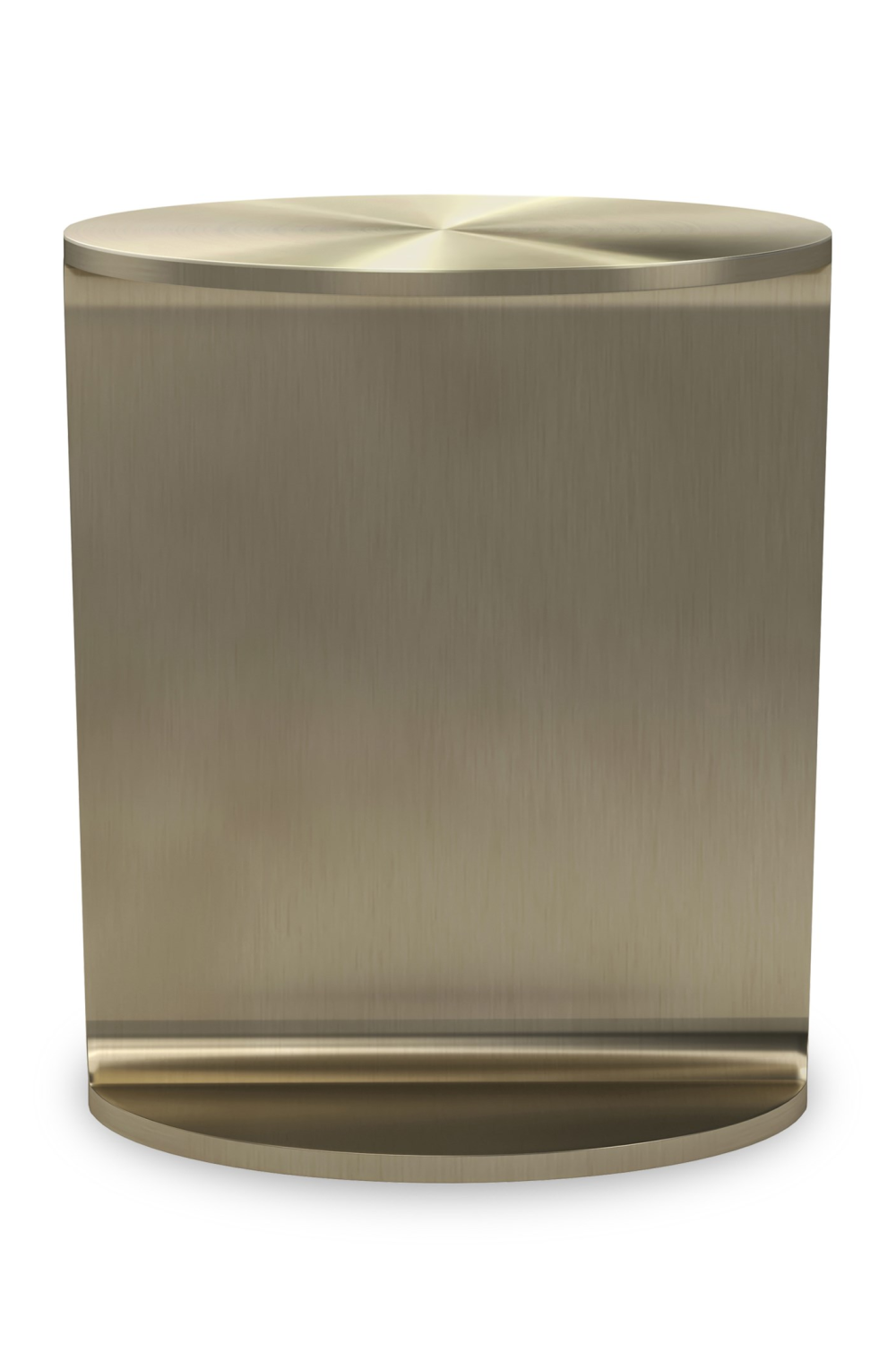Brushed Gold Side Table | Caracole Rivet | Caracole.eu.com