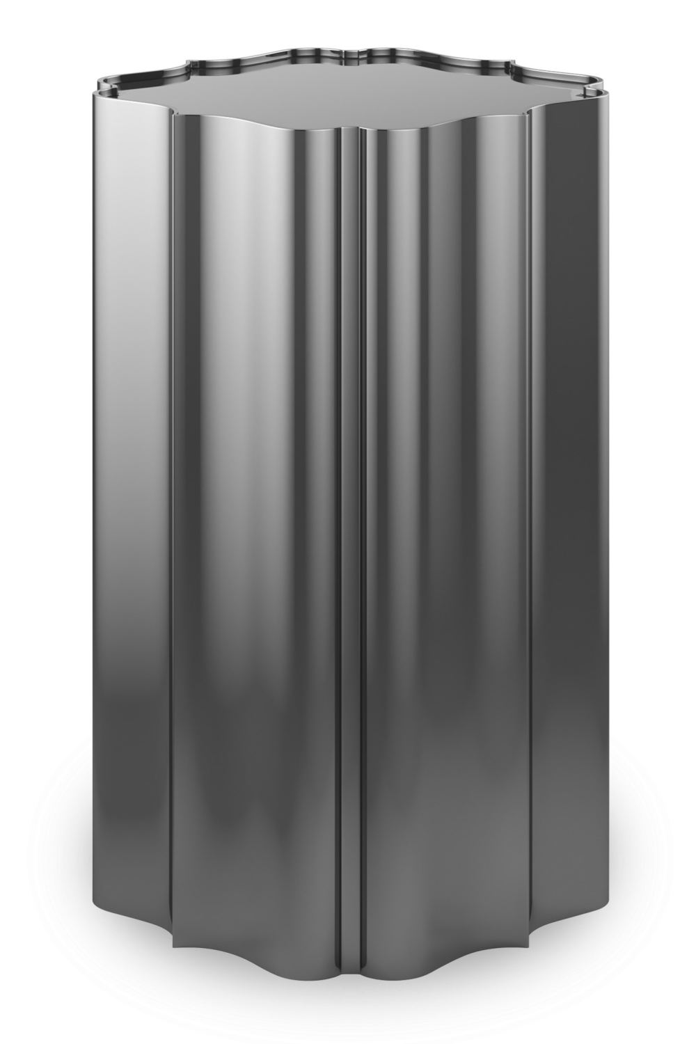 Bronze Scalloped Side Table | Caracole Good As Gold | Caracole.eu.com