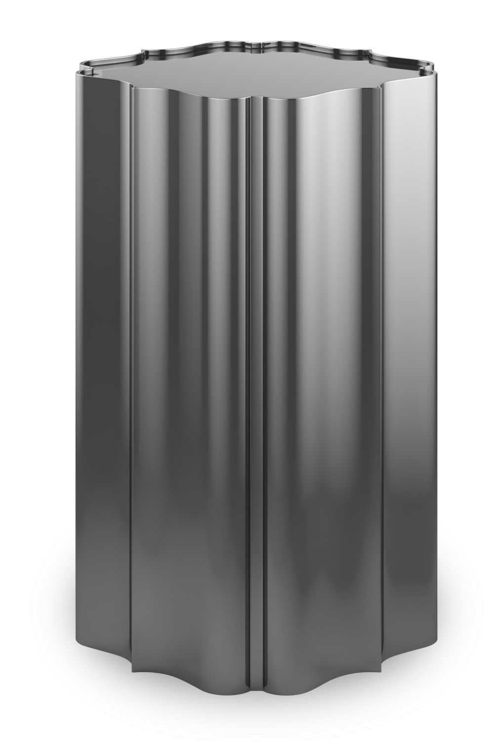 Bronze Scalloped Side Table | Caracole Good As Gold | Caracole.eu.com