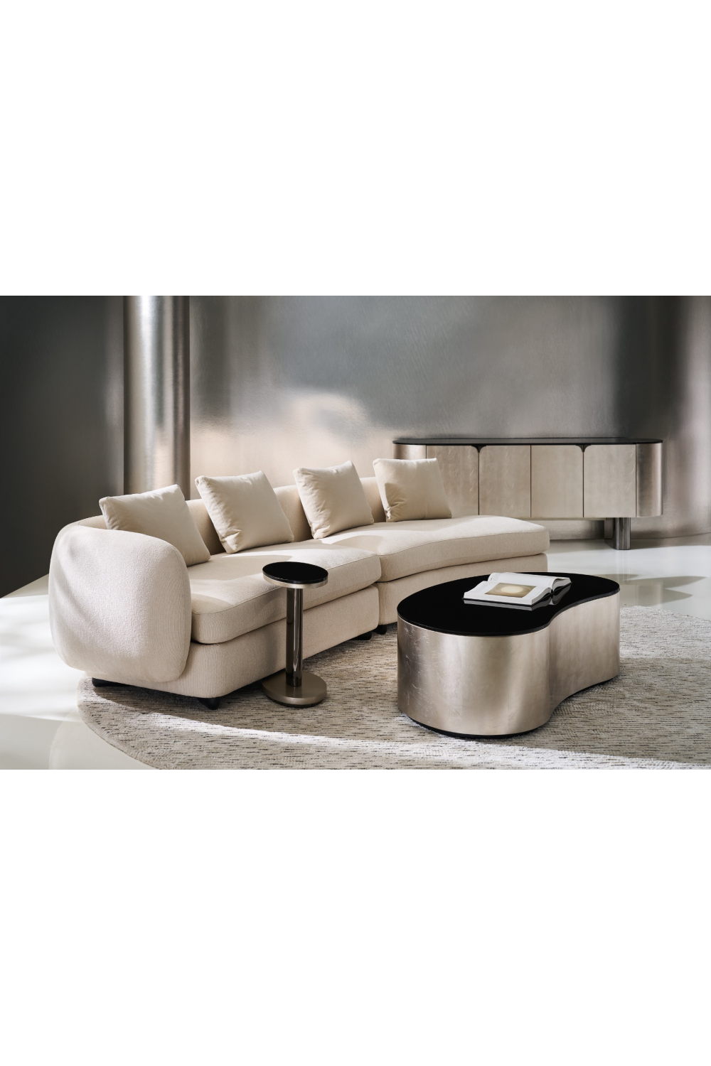 Deep Bronze 4-Door Sideboard | Caracole Gustav | Caracole.eu.com