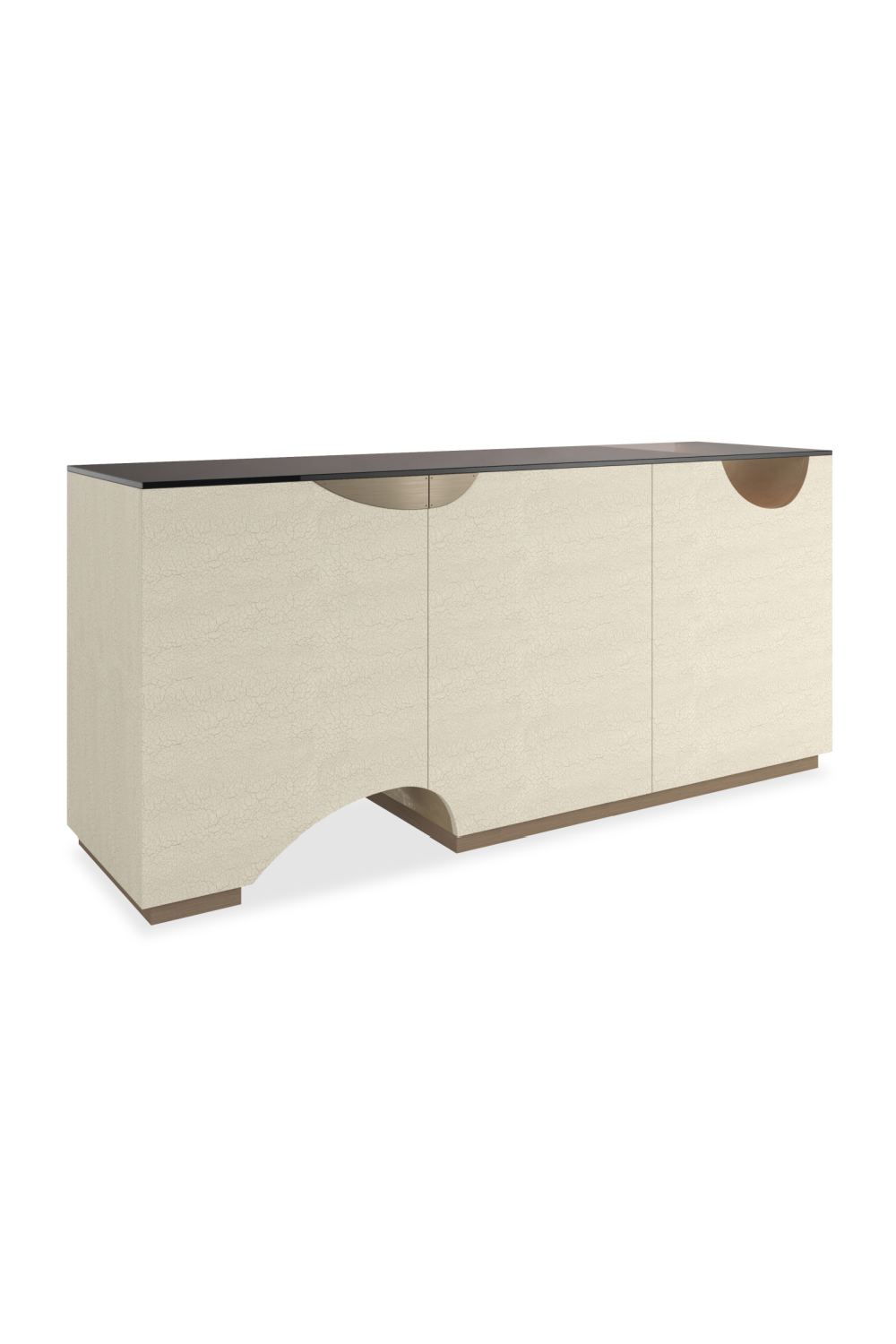 Ivory 3-Door Media Unit | Caracole Chasm | Caracole.eu.com