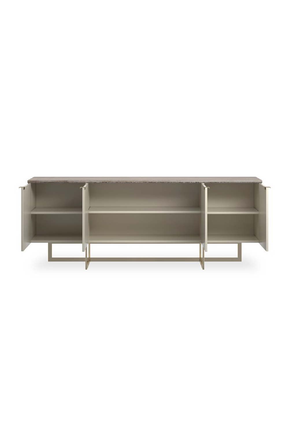Cream 4-Door Media Unit | Caracole Wish You Were Here | Caracole.eu.com