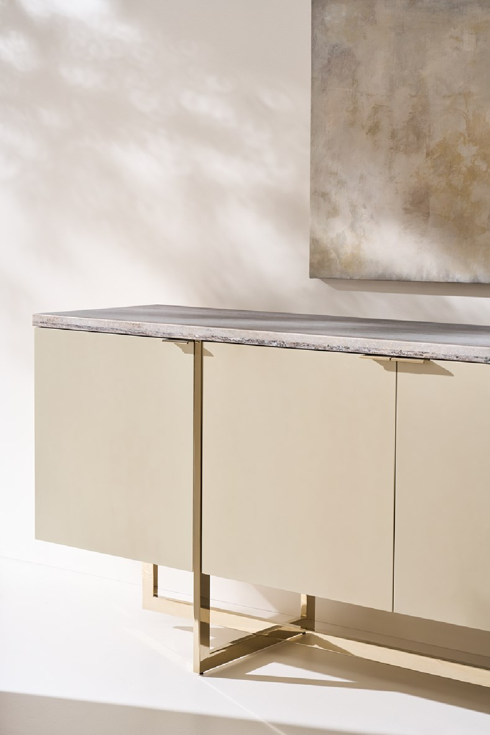 Cream 4-Door Media Unit | Caracole Wish You Were Here | Caracole.eu.com