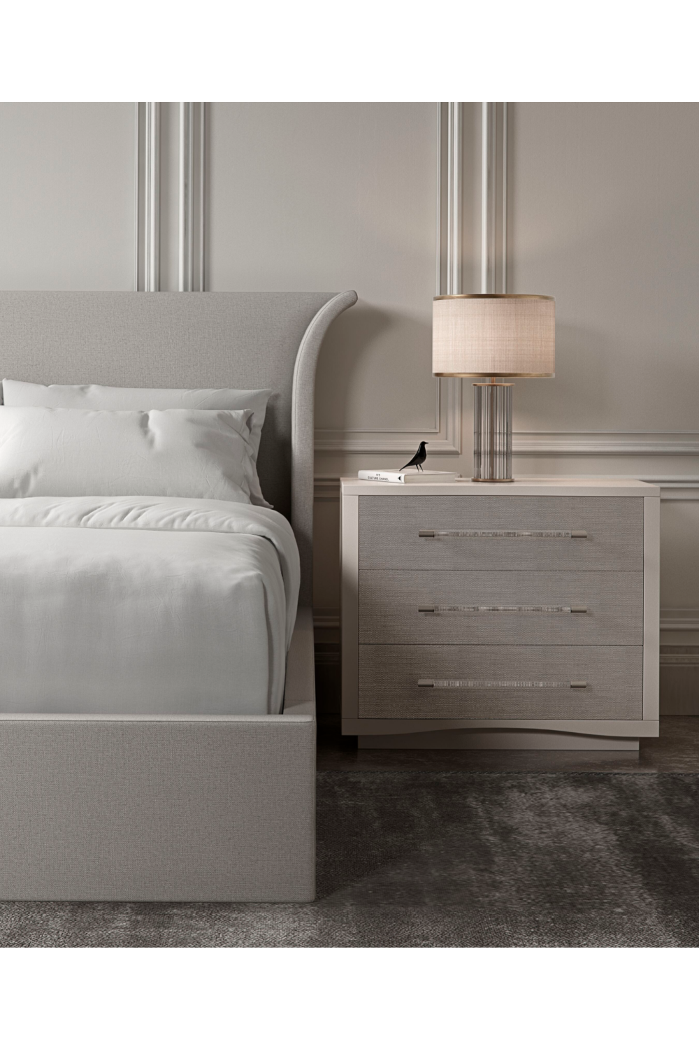 Flared Headboard Bed | Caracole Beauty Sleep | Caracole.eu.com