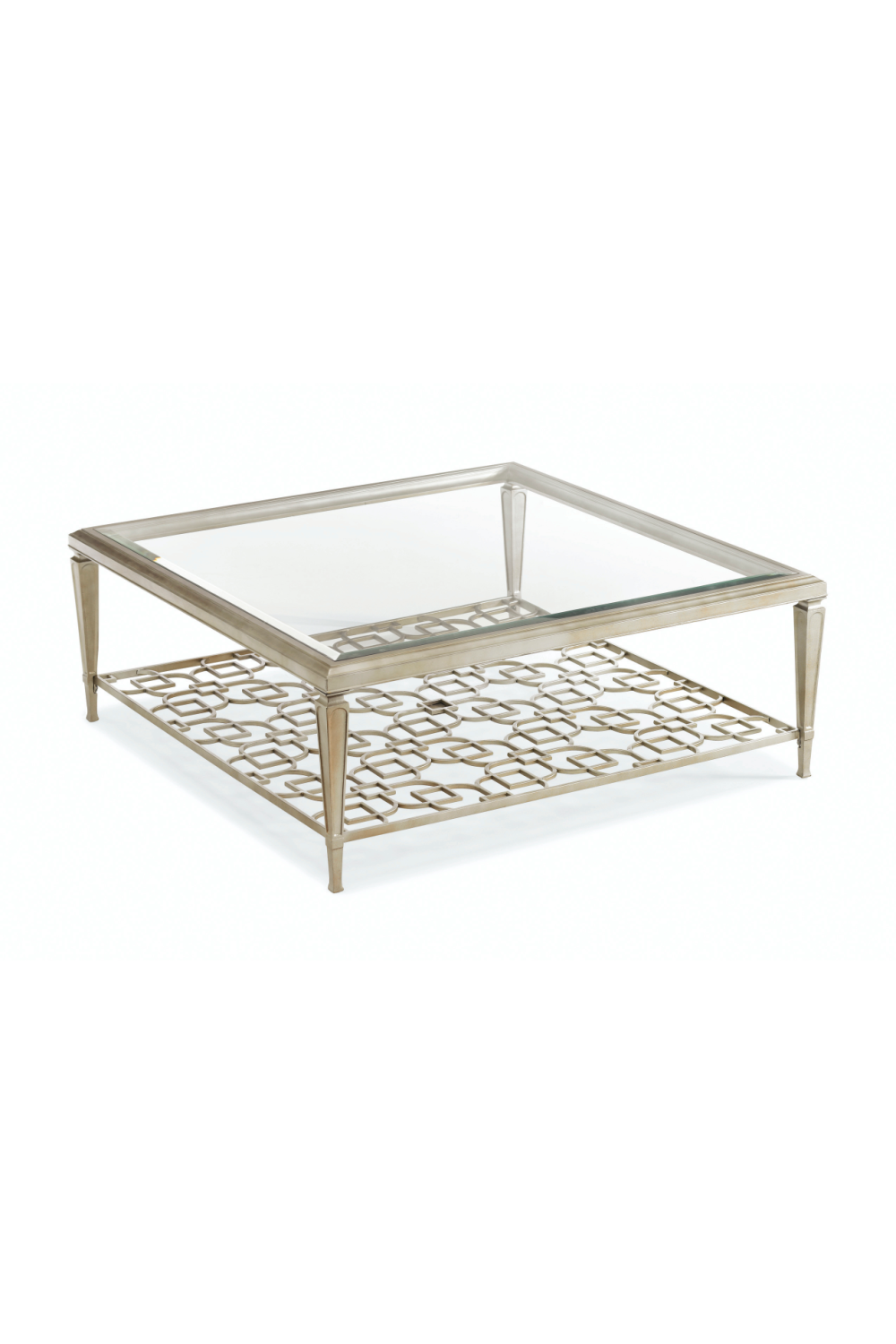 Trellis Patterned Coffee Table | Caracole Sociables | Caracole.eu.com