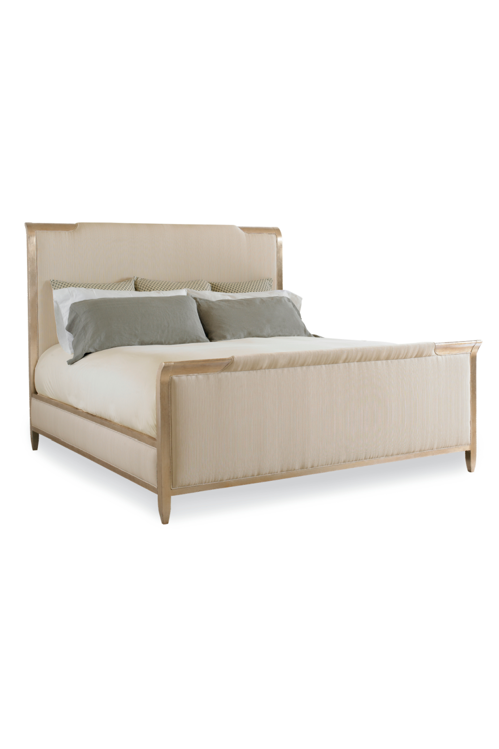 Off White Weave King Bed | Caracole Nite In Shining Armor | Caracole.eu.com