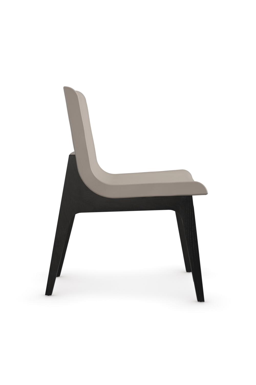 Taupe Leather Dining Chair | Caracole Starr | Caracole.eu.com
