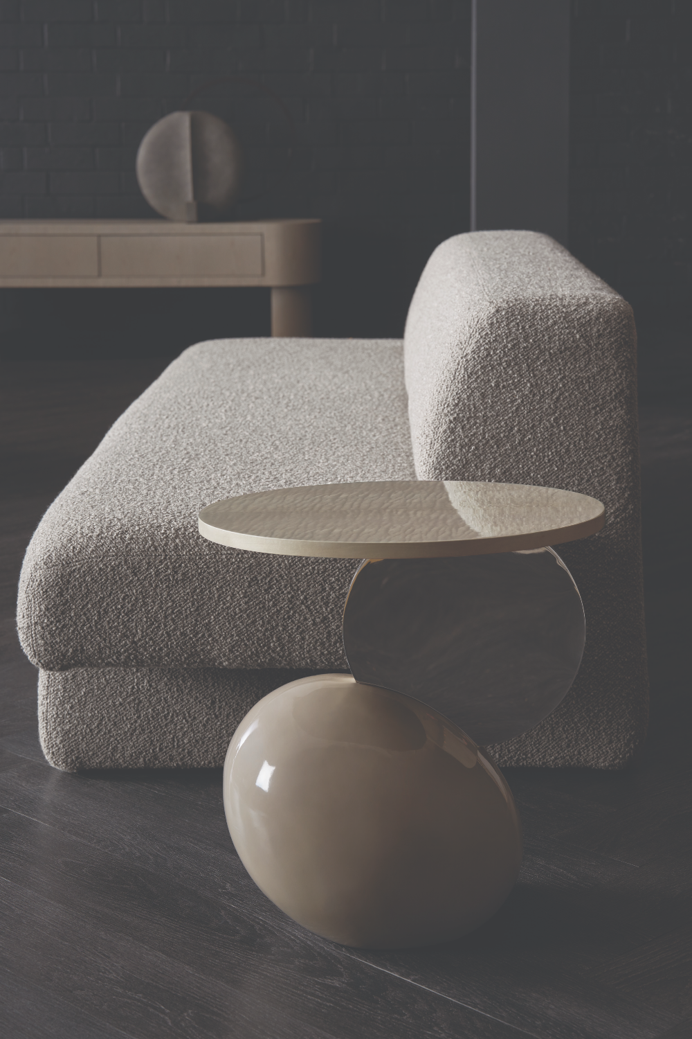 Modern Art Deco Side Table | Caracole Onyx | Caracole.eu.com