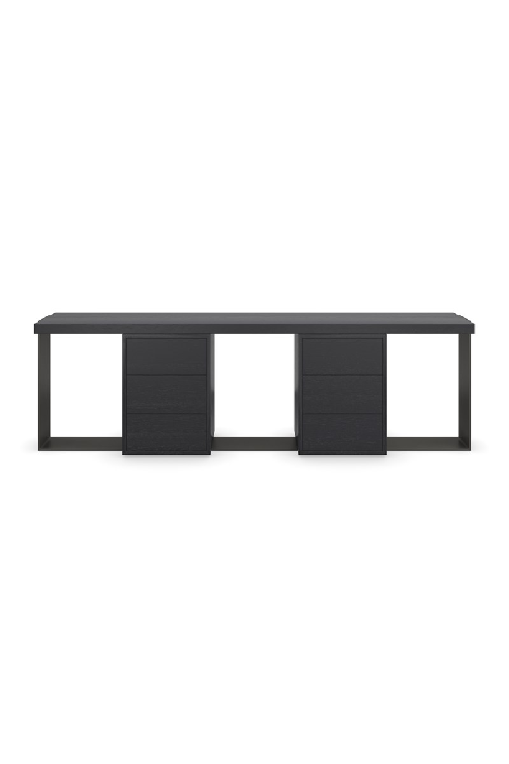Black 6-Drawer Media Unit | Caracole Gabby | Caracole.eu.com