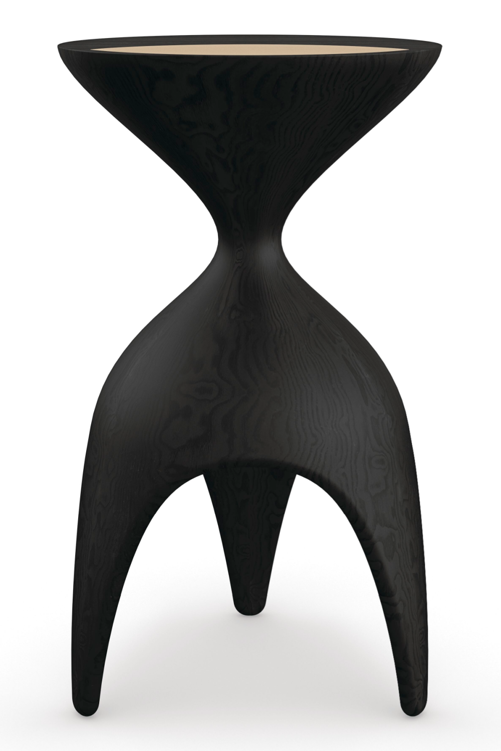Black Modern Tripod Side Table | Caracole Quinn | Caracole.eu.com
