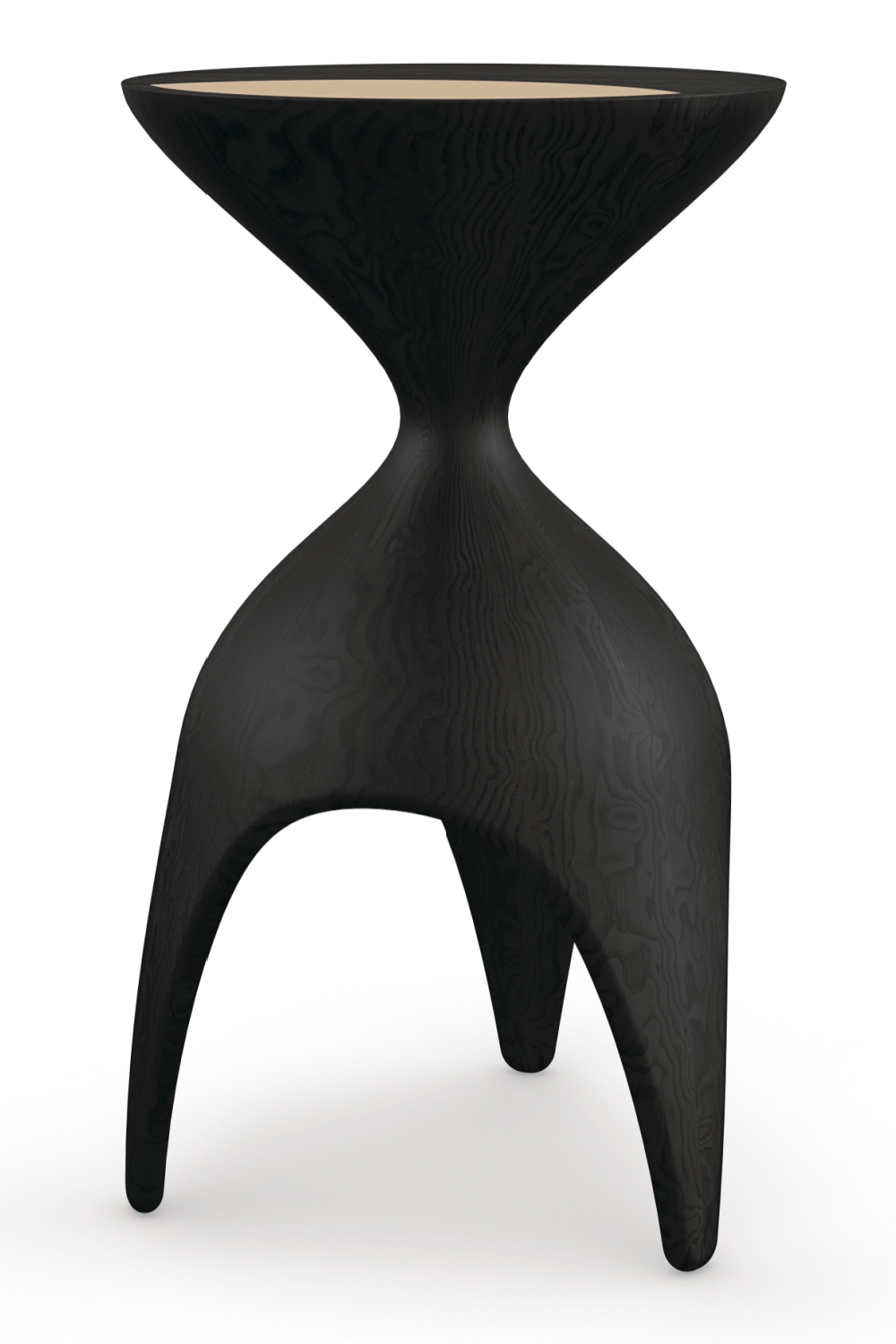 Black Modern Tripod Side Table | Caracole Quinn | Caracole.eu.com