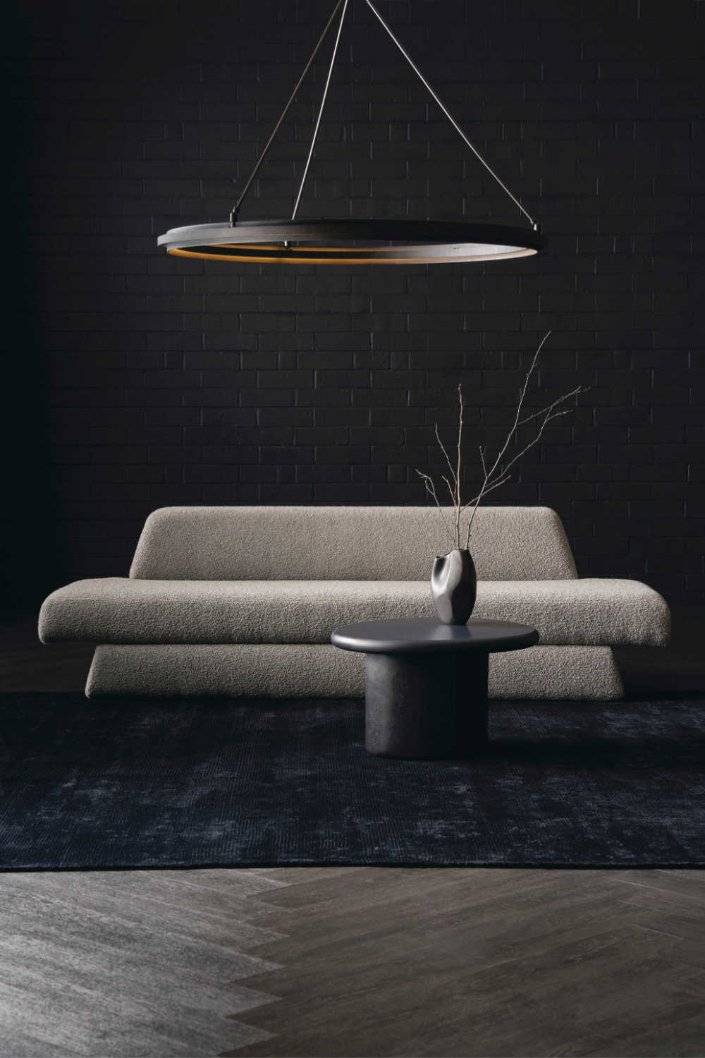Gray Geometric Sofa | Caracole Nova | Caracole.eu.com
