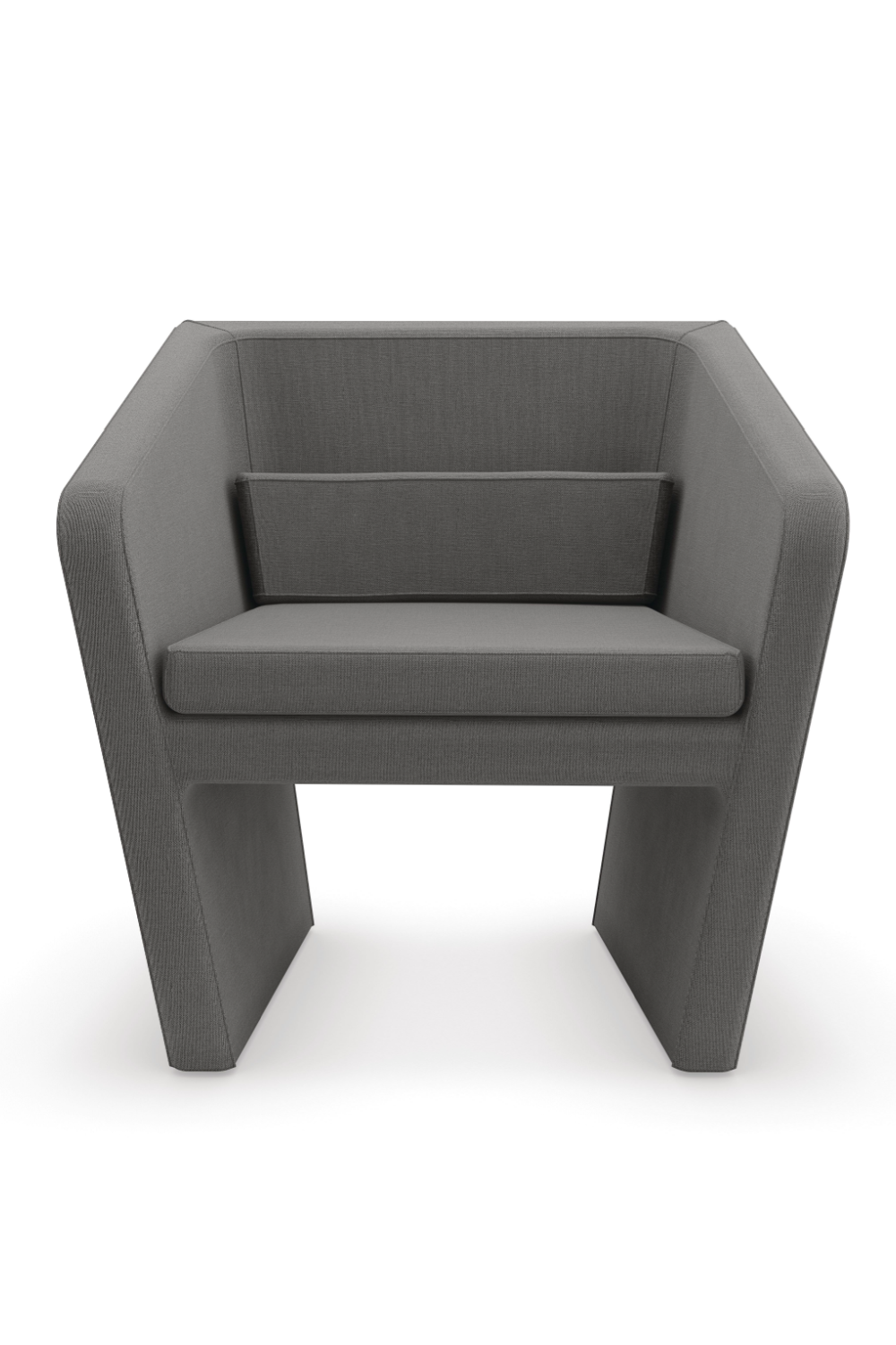 Gray Linen Occasional Chair | Caracole Flyn | Caracole.eu.com