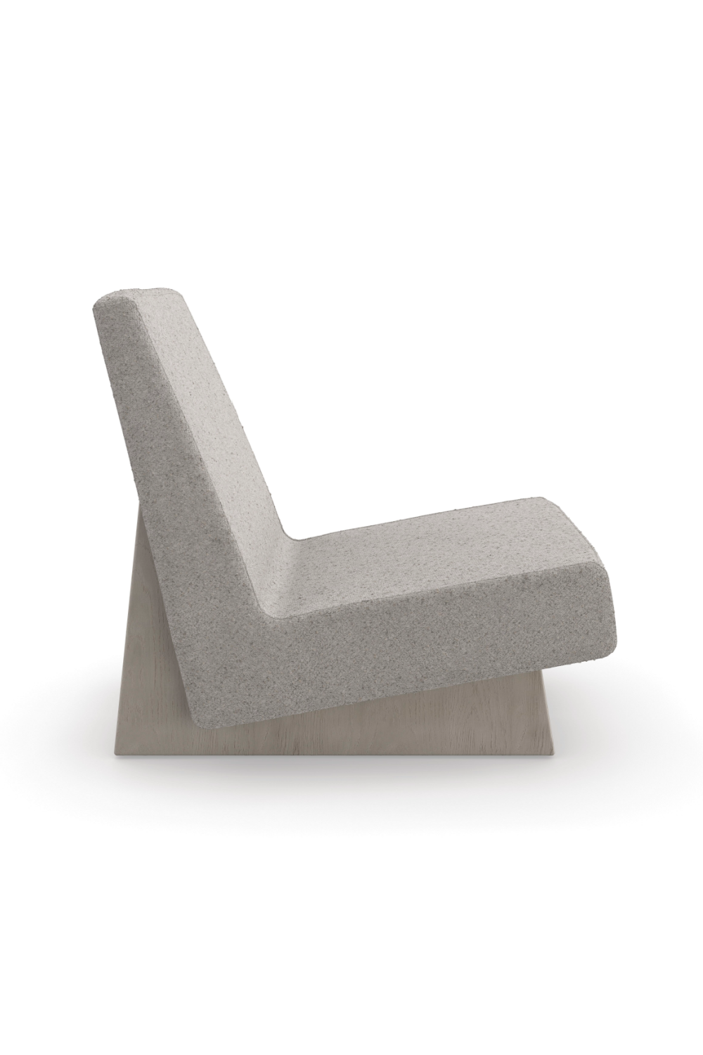 Gray Bouclé Modern Accent Chair | Caracole Indi | Caracole.eu.com