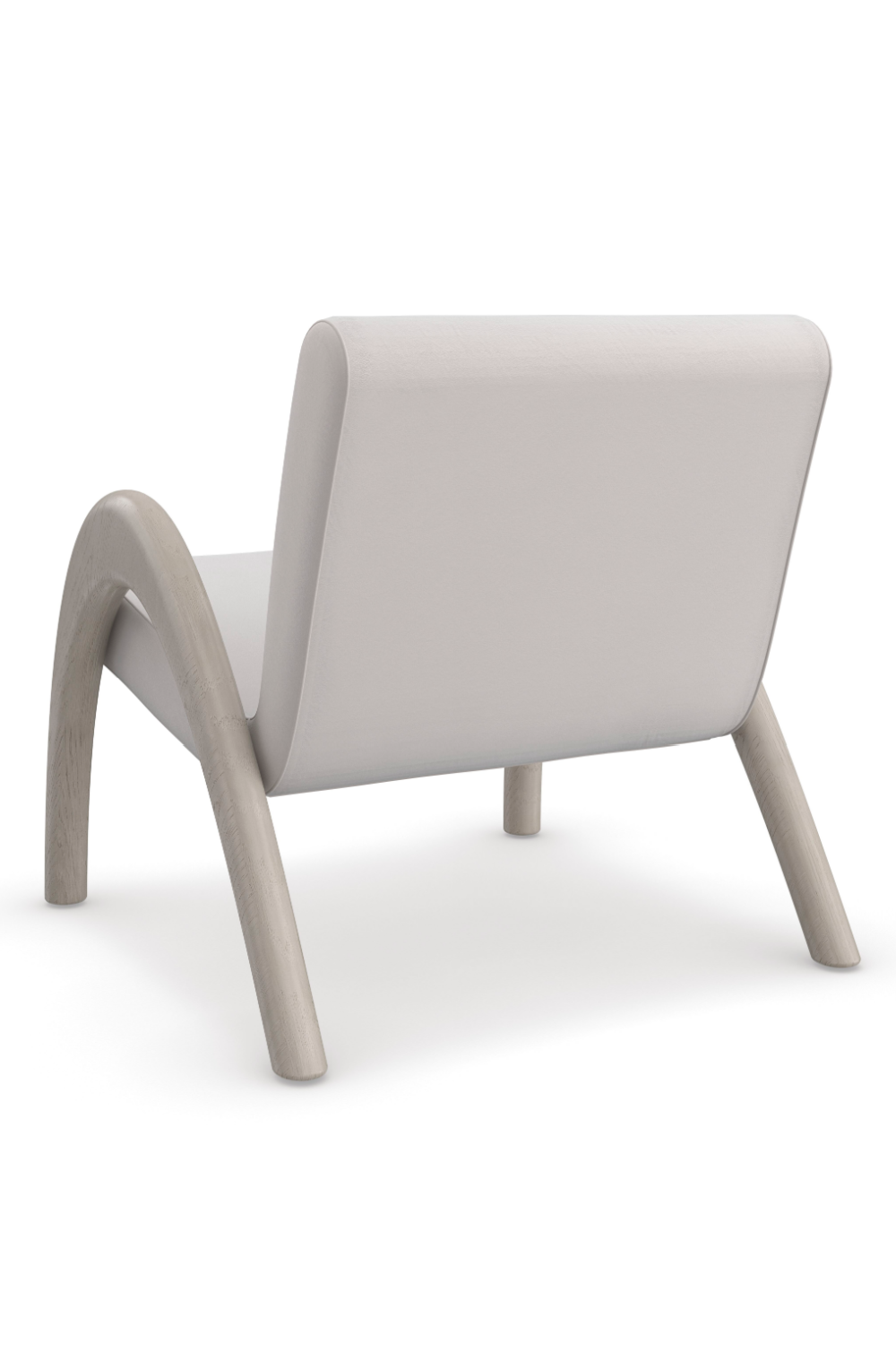 Taupe Velvet Accent Chair | Caracole Coco | Caracole.eu.com