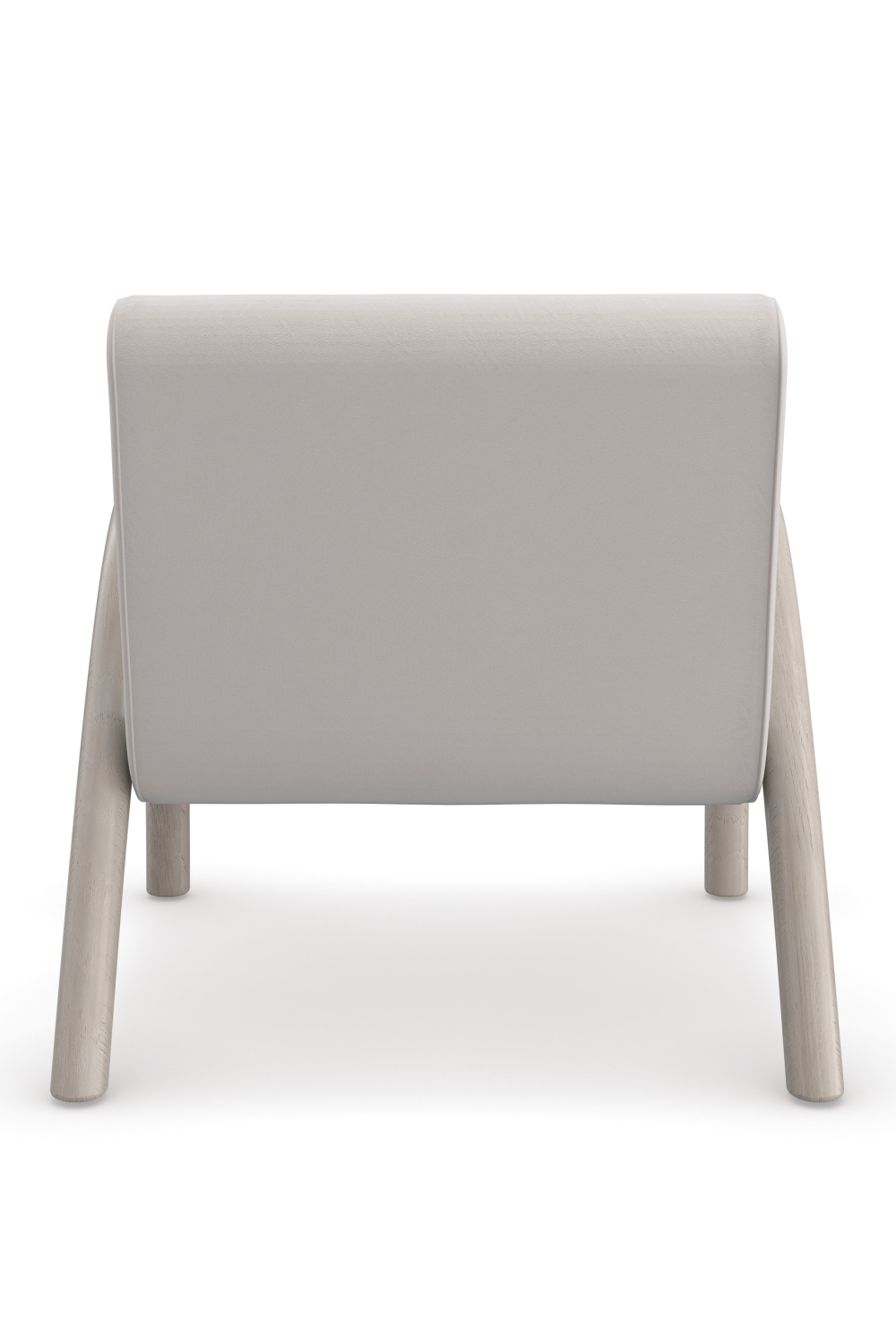 Taupe Velvet Accent Chair | Caracole Coco | Caracole.eu.com