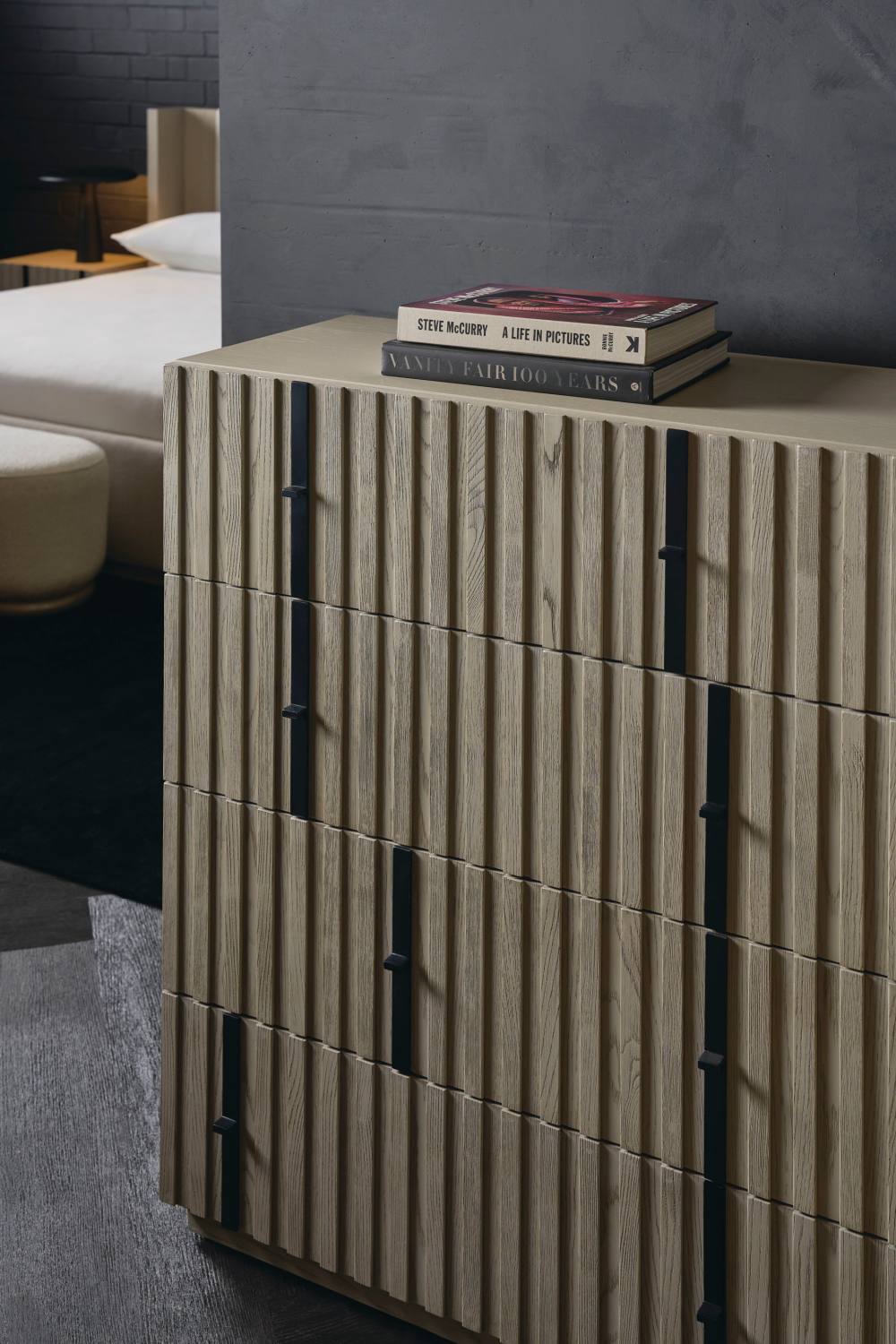 Bouclé Oval Bench | Caracole Asha | Caracole.eu.com