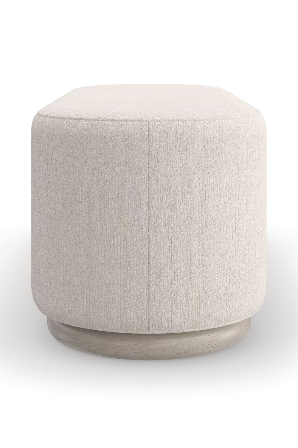 Bouclé Oval Bench | Caracole Asha | Caracole.eu.com