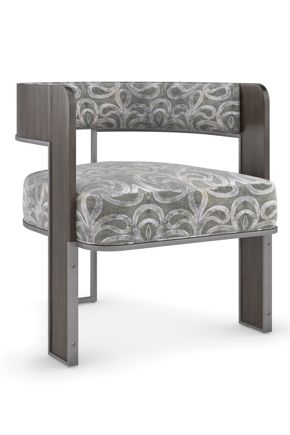 Curved Modern Accent Chair | Caracole Streamliner | Caracole.eu.com