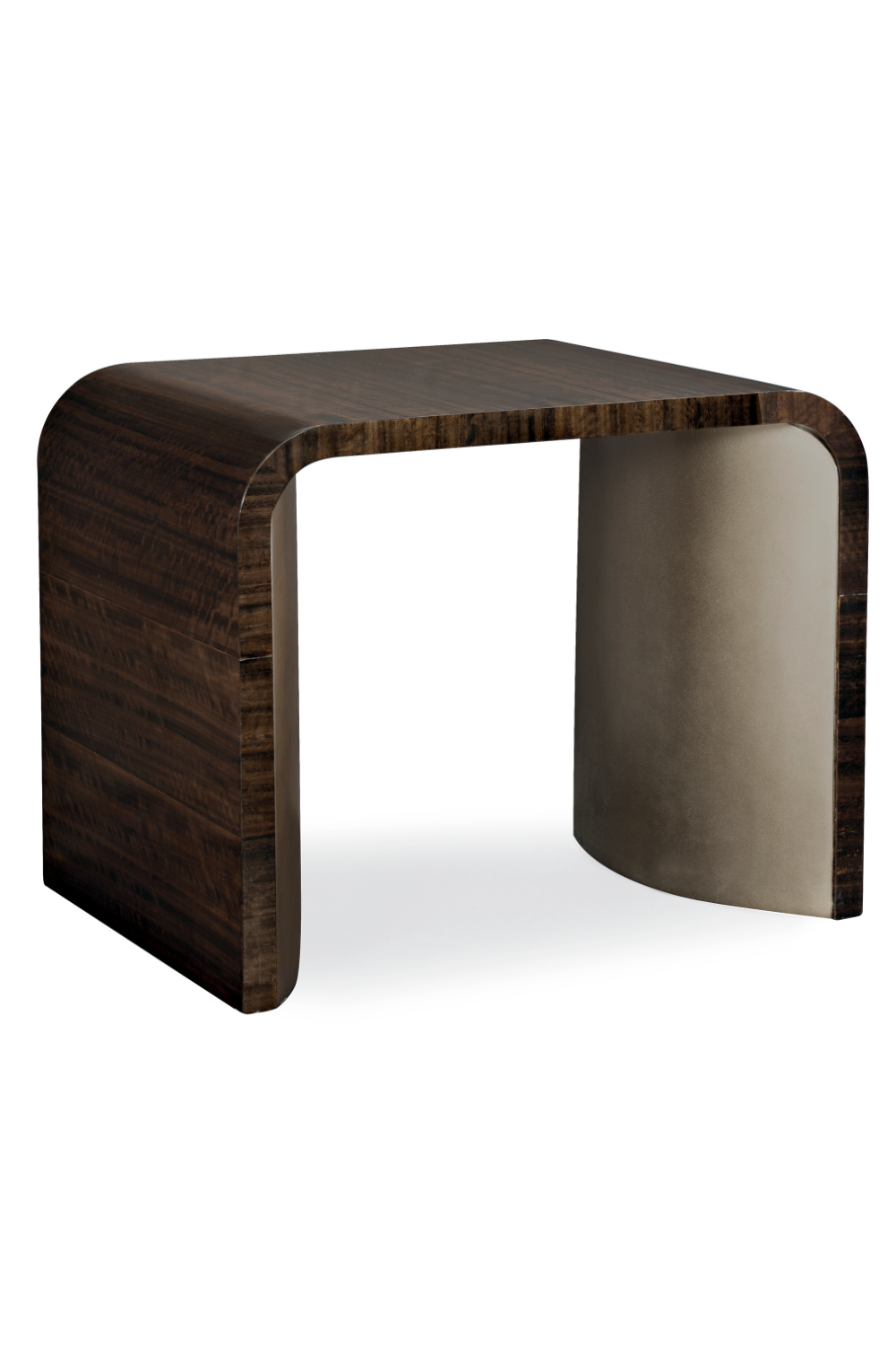 Eucalyptus Curved End Table | Caracole Streamline | Caracole.eu.com