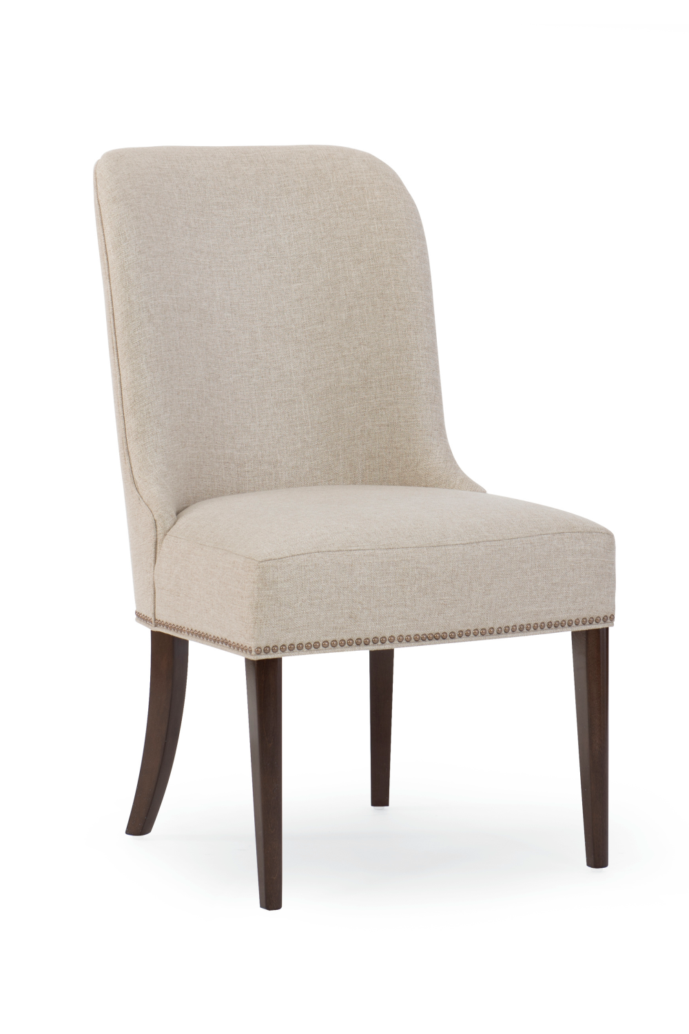 Cream Upholstered Side Chairs (2) | Caracole Streamline | Caracole.eu.com
