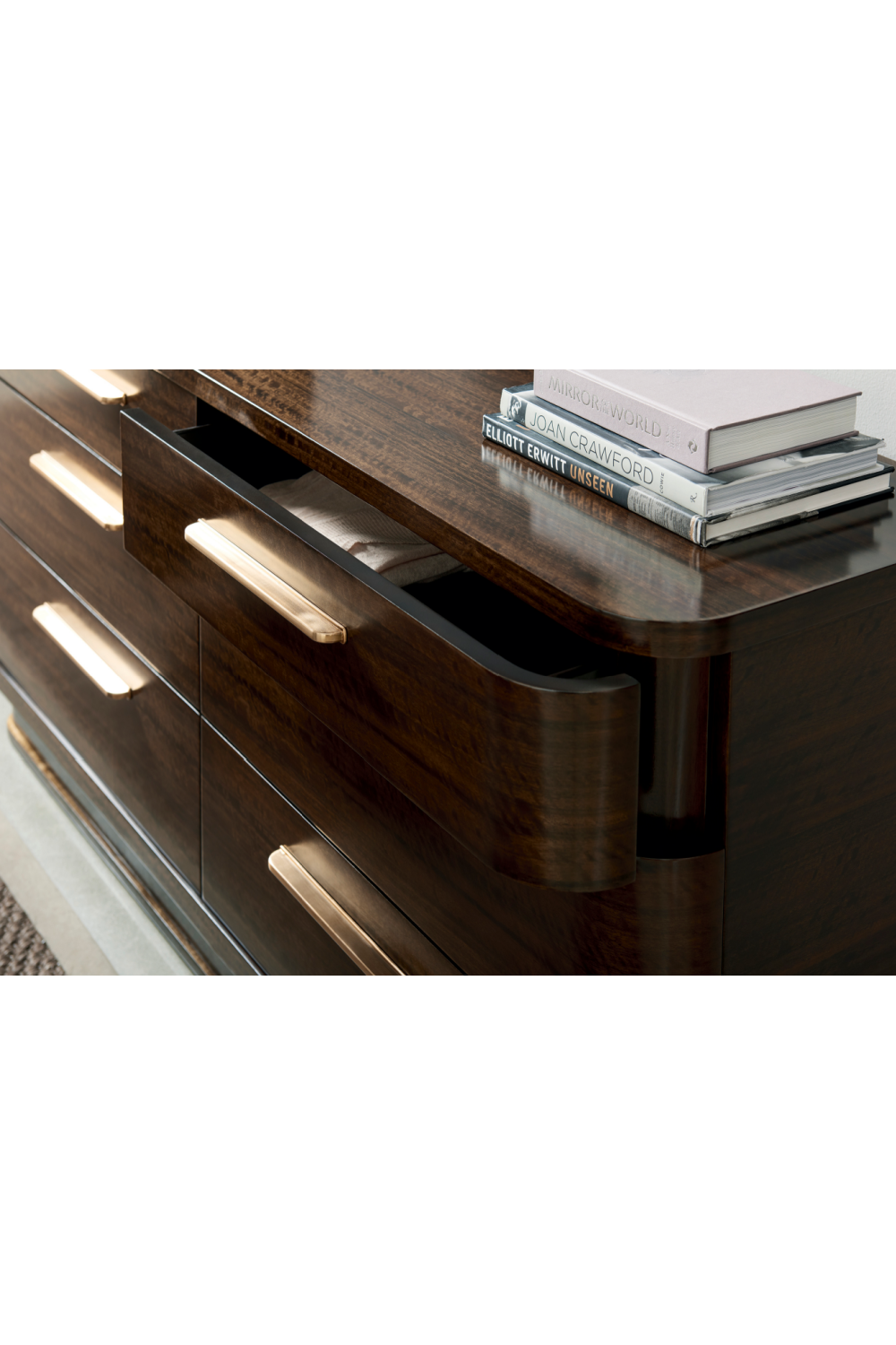Dark Brown Wooden Dresser | Caracole Streamline | Caracole.eu.com