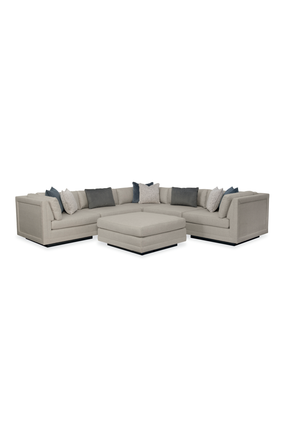 Gray Modern Sectional Sofa | Caracole Fusion | Caracole.eu.com