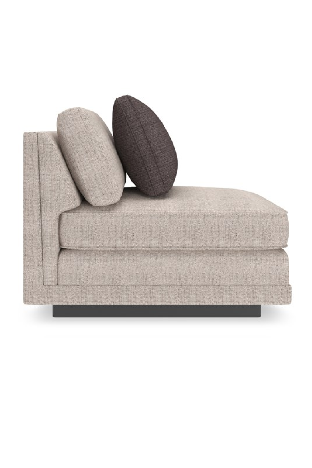 Beige Armless Chair | Caracole Fusion | Caracole.eu.com