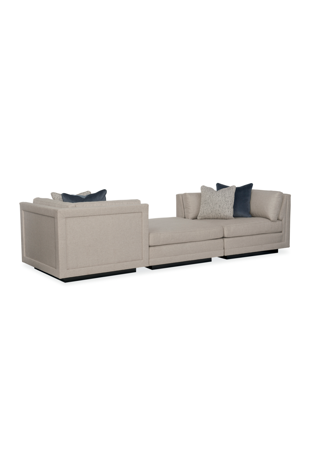 Neutral-Toned Sectional Sofa | Caracole Fusion | Caracole.eu.com