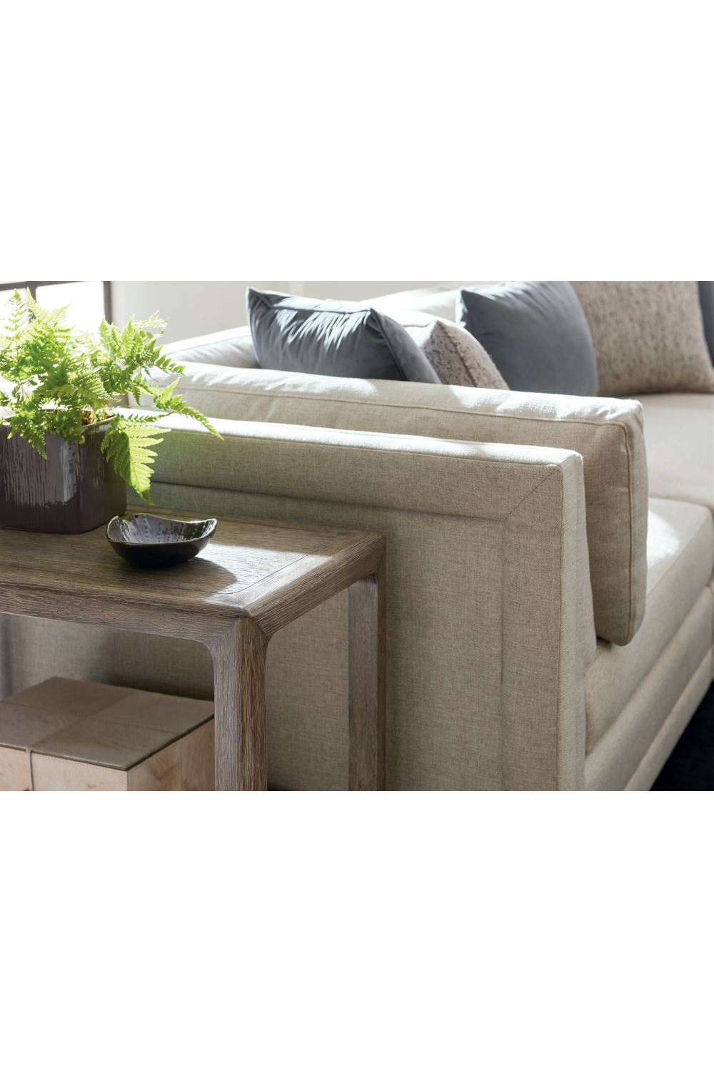 Gray Modern Sectional Sofa | Caracole Fusion | Caracole.eu.com