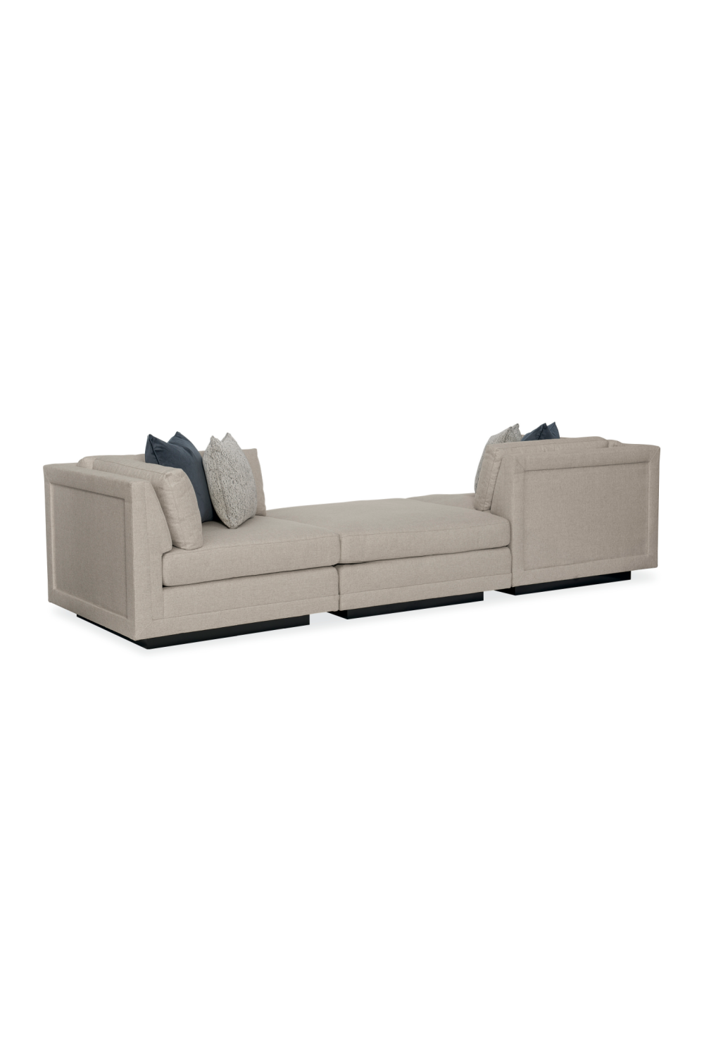 Neutral-Toned Sectional Sofa | Caracole Fusion | Caracole.eu.com