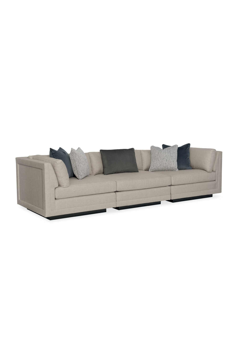 Gray Modern Sectional Sofa | Caracole Fusion | Caracole.eu.com