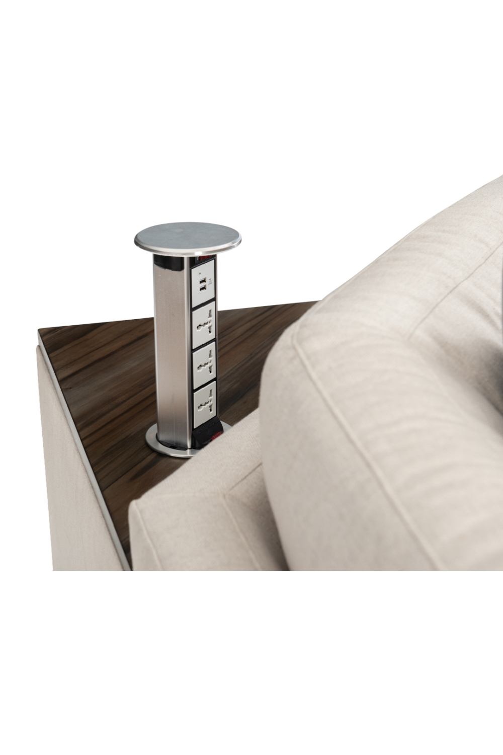 Neutral-Toned Sectional Sofa | Caracole I'm Shelf-Ish | Caracole.eu.com