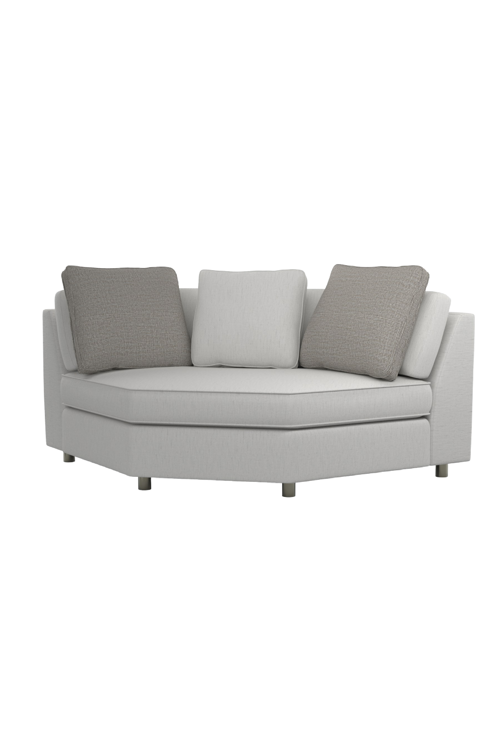 Gray Sectional Sofa | Caracole I'M Shelf-Ish | Caracole.eu.com