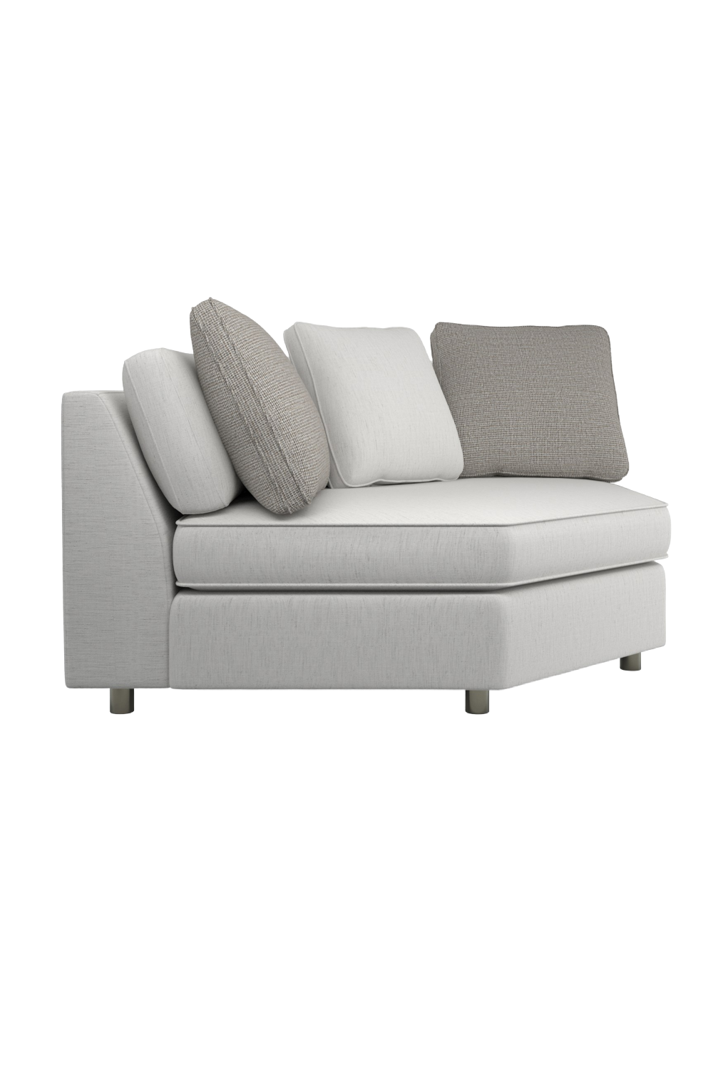 Gray Sectional Sofa | Caracole I'M Shelf-Ish | Caracole.eu.com