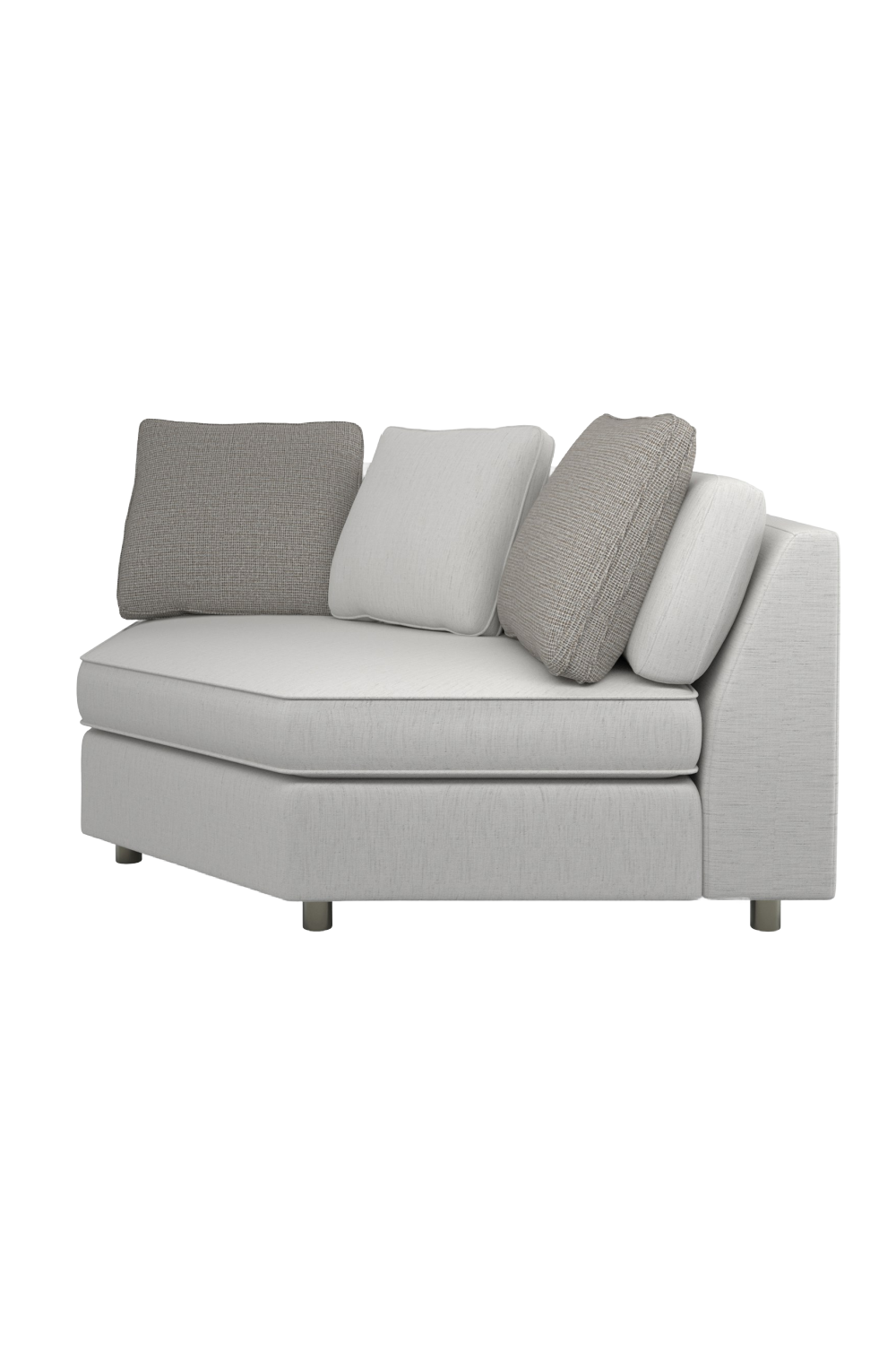 Gray Sectional Sofa | Caracole I'M Shelf-Ish | Caracole.eu.com