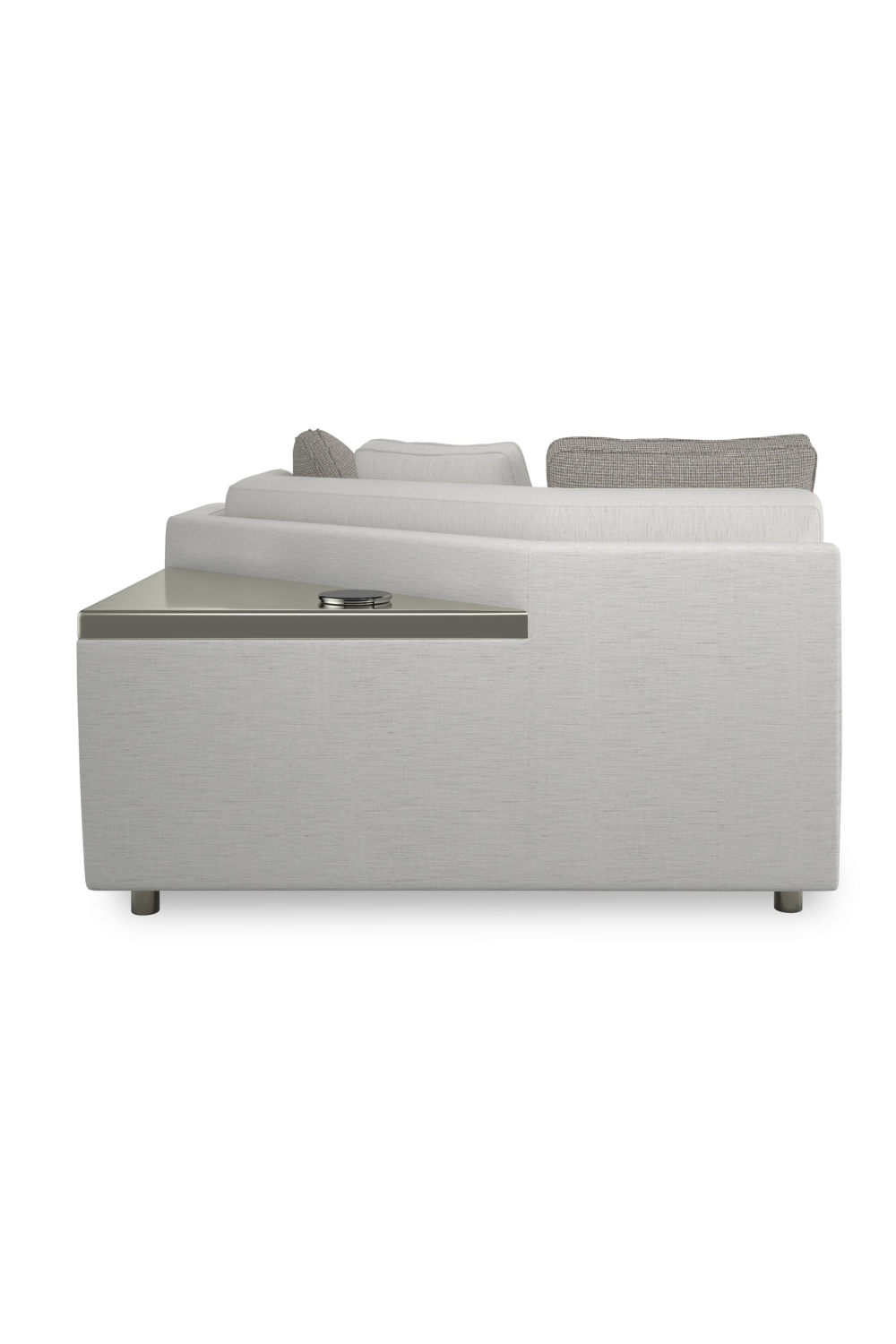 Gray Sectional Sofa | Caracole I'M Shelf-Ish | Caracole.eu.com