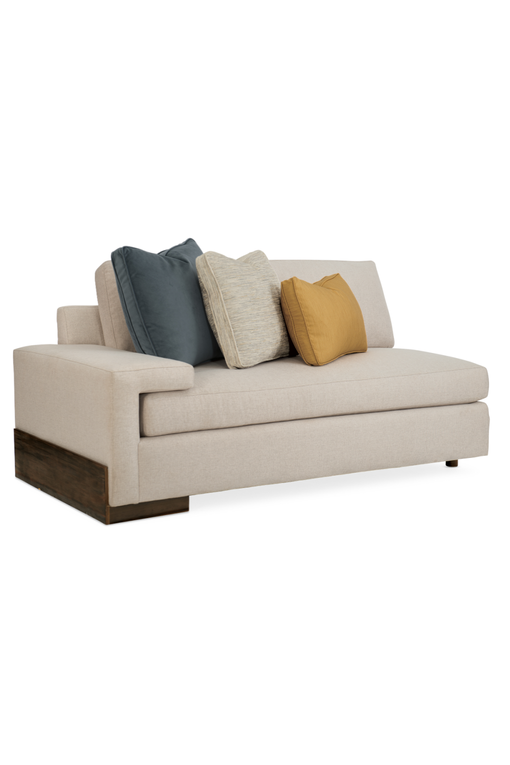 Neutral-Toned Sectional Sofa | Caracole I'm Shelf-Ish | Caracole.eu.com