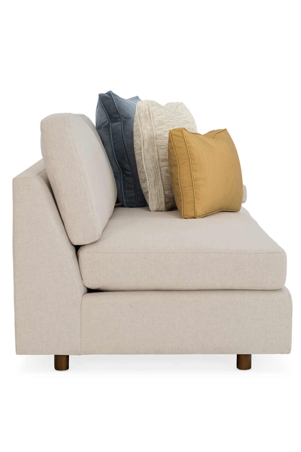 Neutral-Toned Sectional Sofa | Caracole I'm Shelf-Ish | Caracole.eu.com