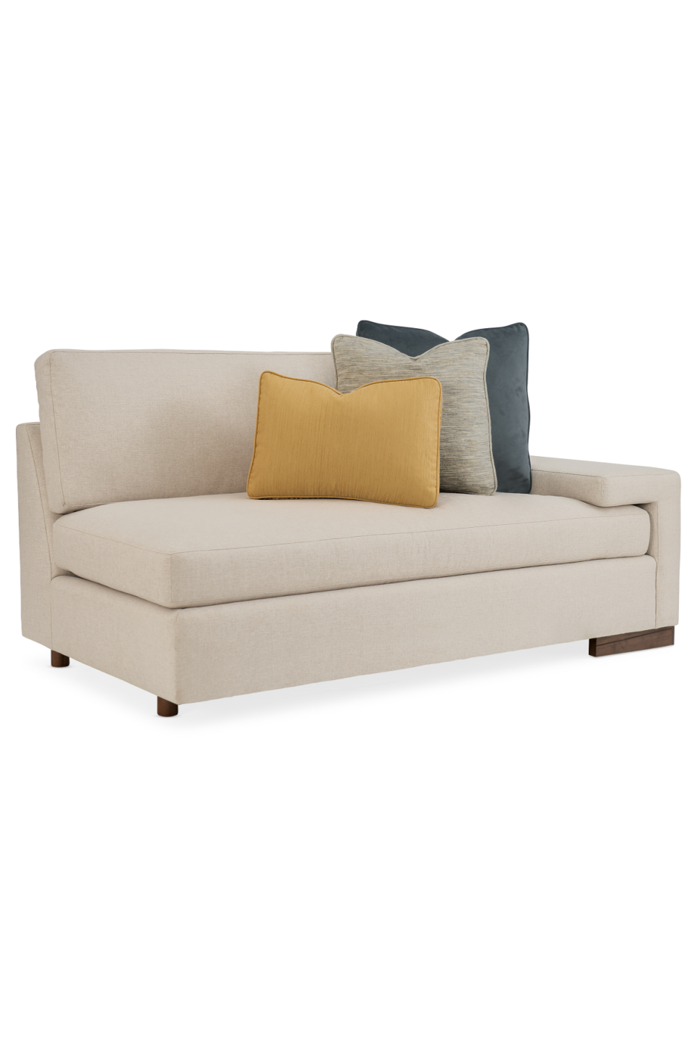 Neutral-Toned Sectional Sofa | Caracole I'm Shelf-Ish | Caracole.eu.com