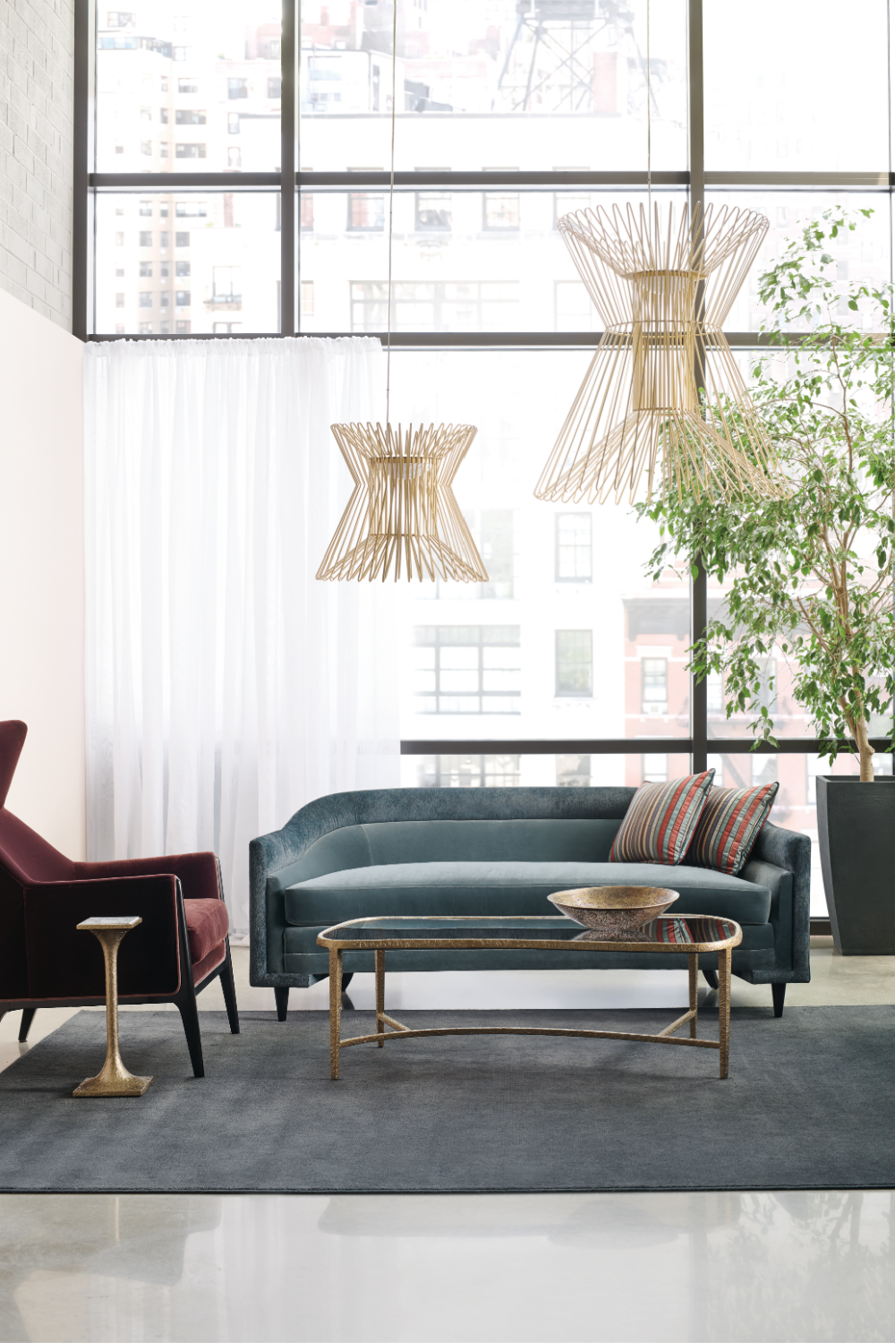 Modern Wingback Occasional Chair | Caracole Boundless | Caracole.eu.com