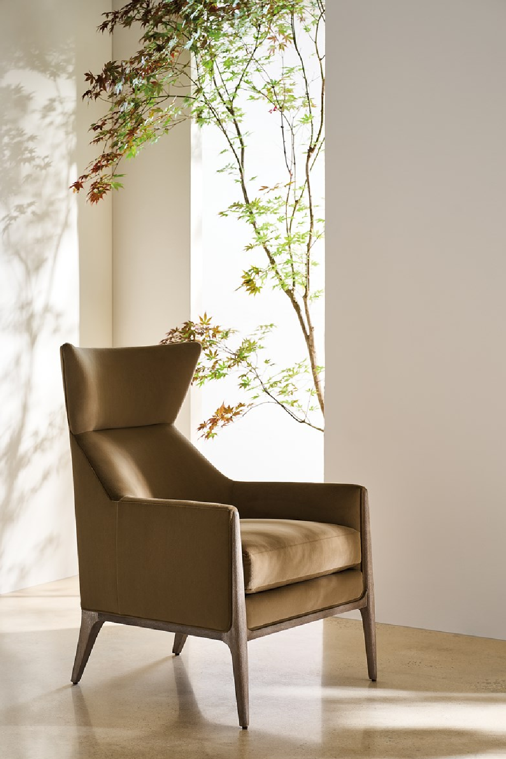 Modern Wingback Occasional Chair | Caracole Boundless | Caracole.eu.com