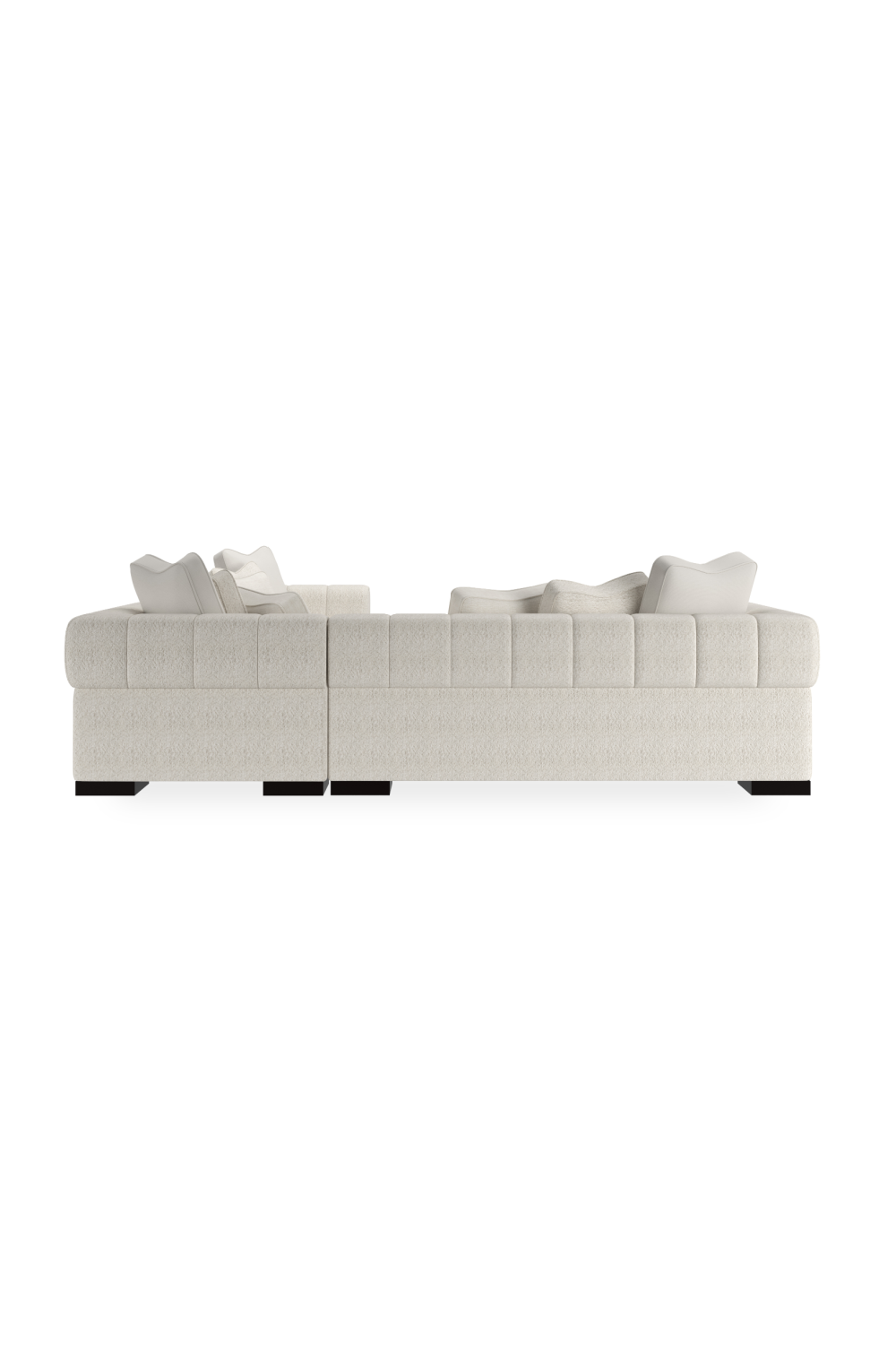 White Modern Sectional Sofa | Caracole Edge | Caracole.eu.com
