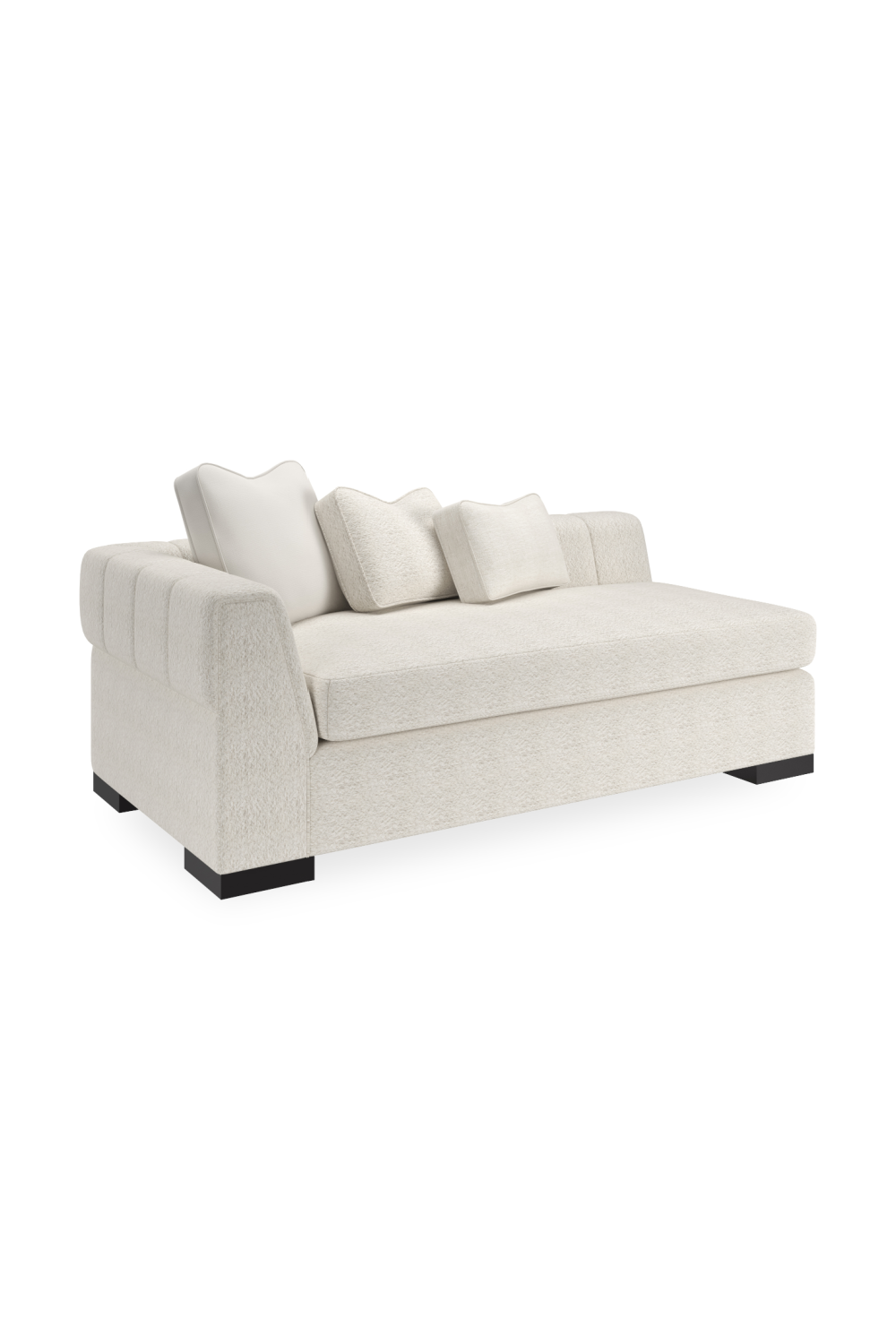 White Modern Sectional Sofa | Caracole Edge | Caracole.eu.com