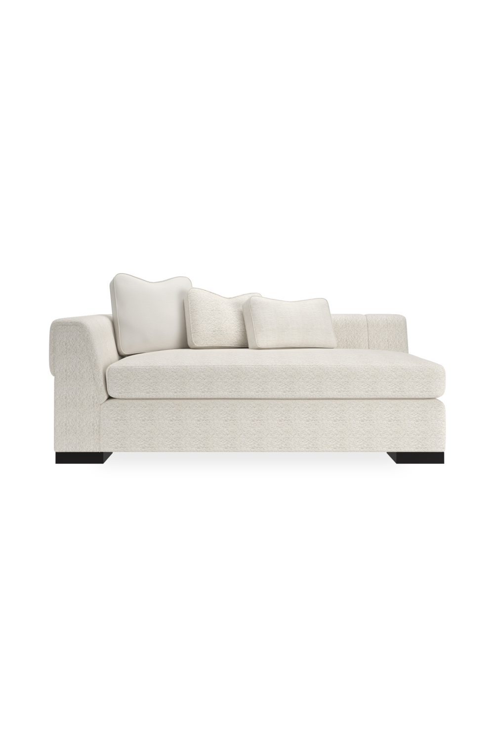 White Modern Sectional Sofa | Caracole Edge | Caracole.eu.com
